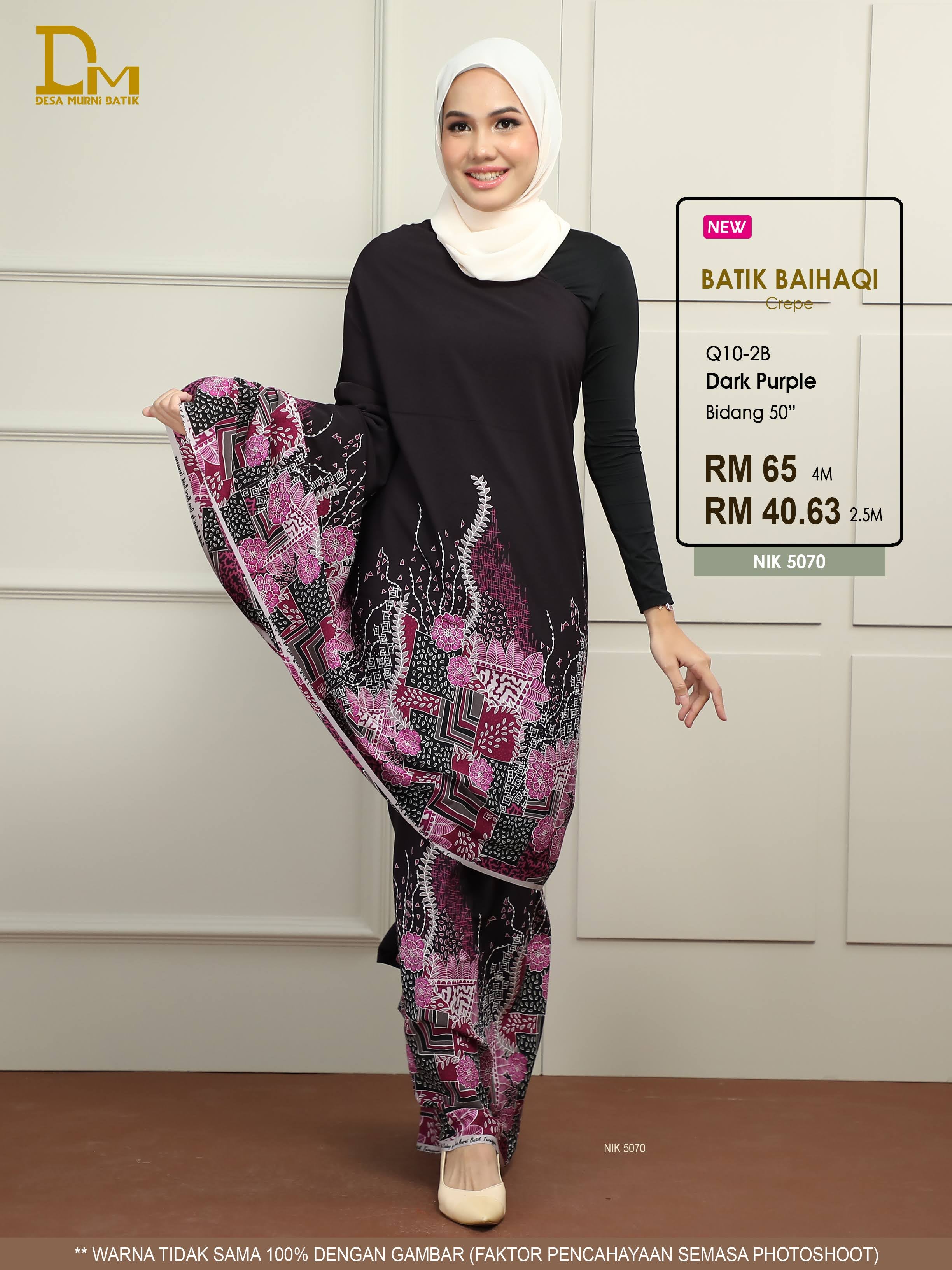 BAIHAQI 1.0 Q 10-2 UNGU GELAP