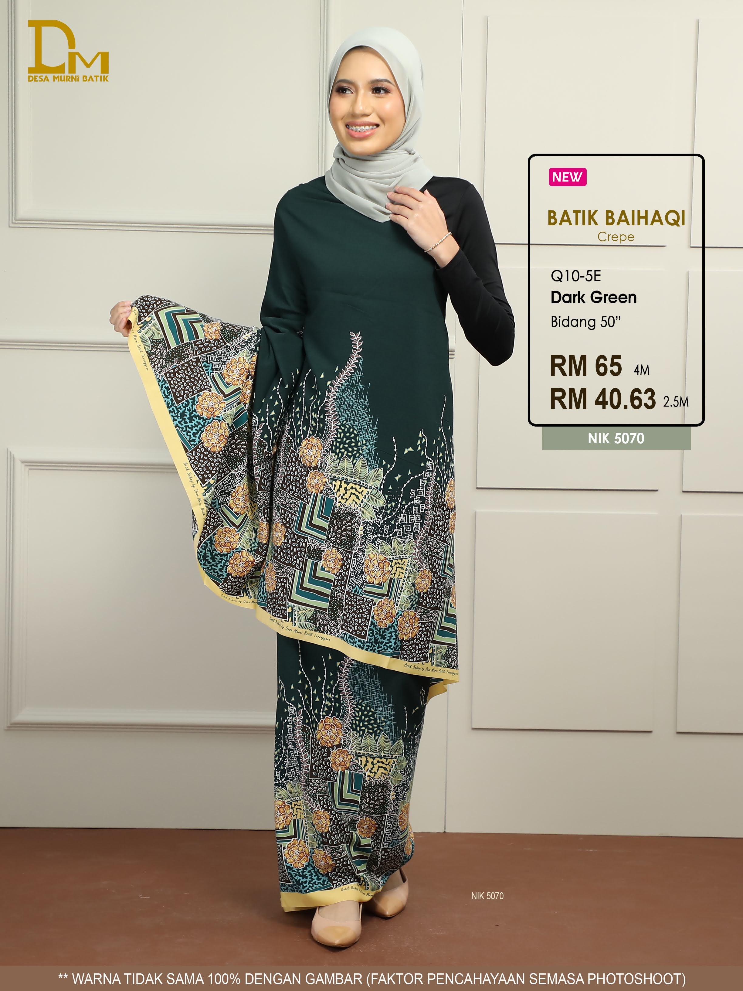 BAIHAQI 1.0 Q 10-5 HIJAU GELAP