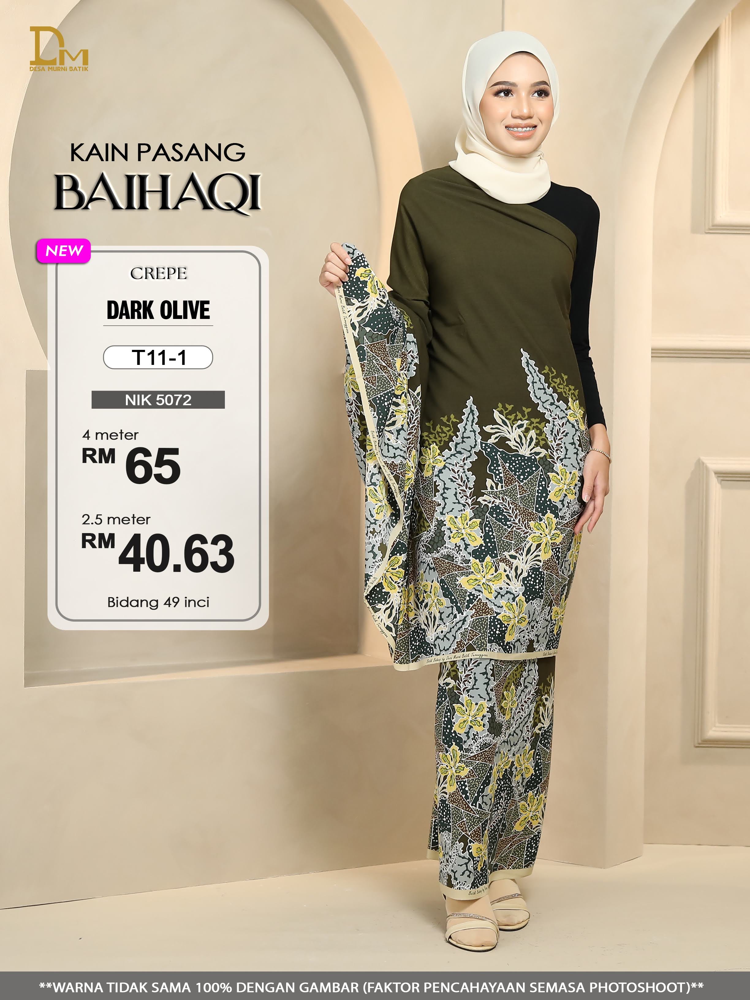 BAIHAQI T 11-1 ZAITUN GELAP