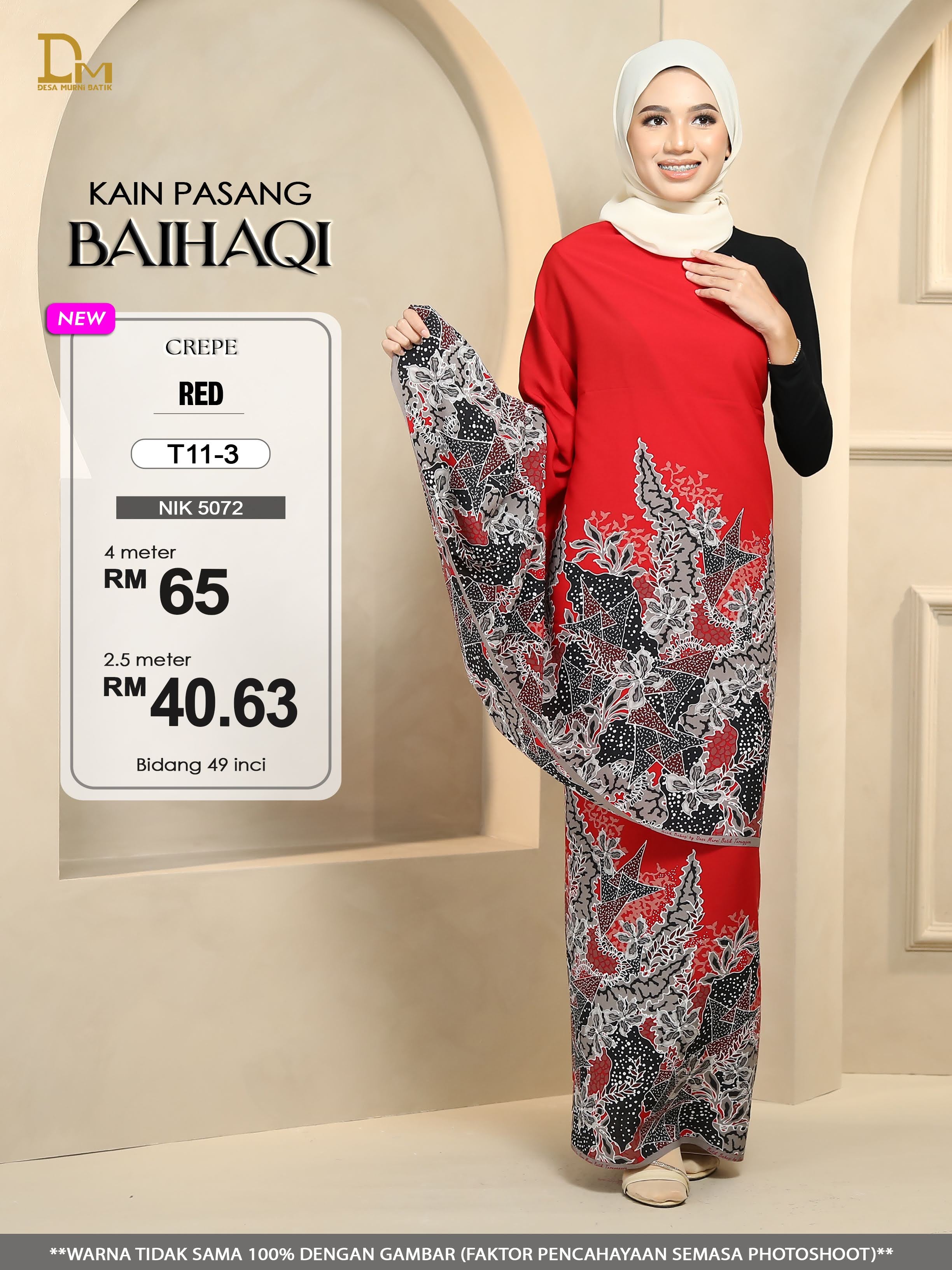 BAIHAQI T 11-3 MERAH