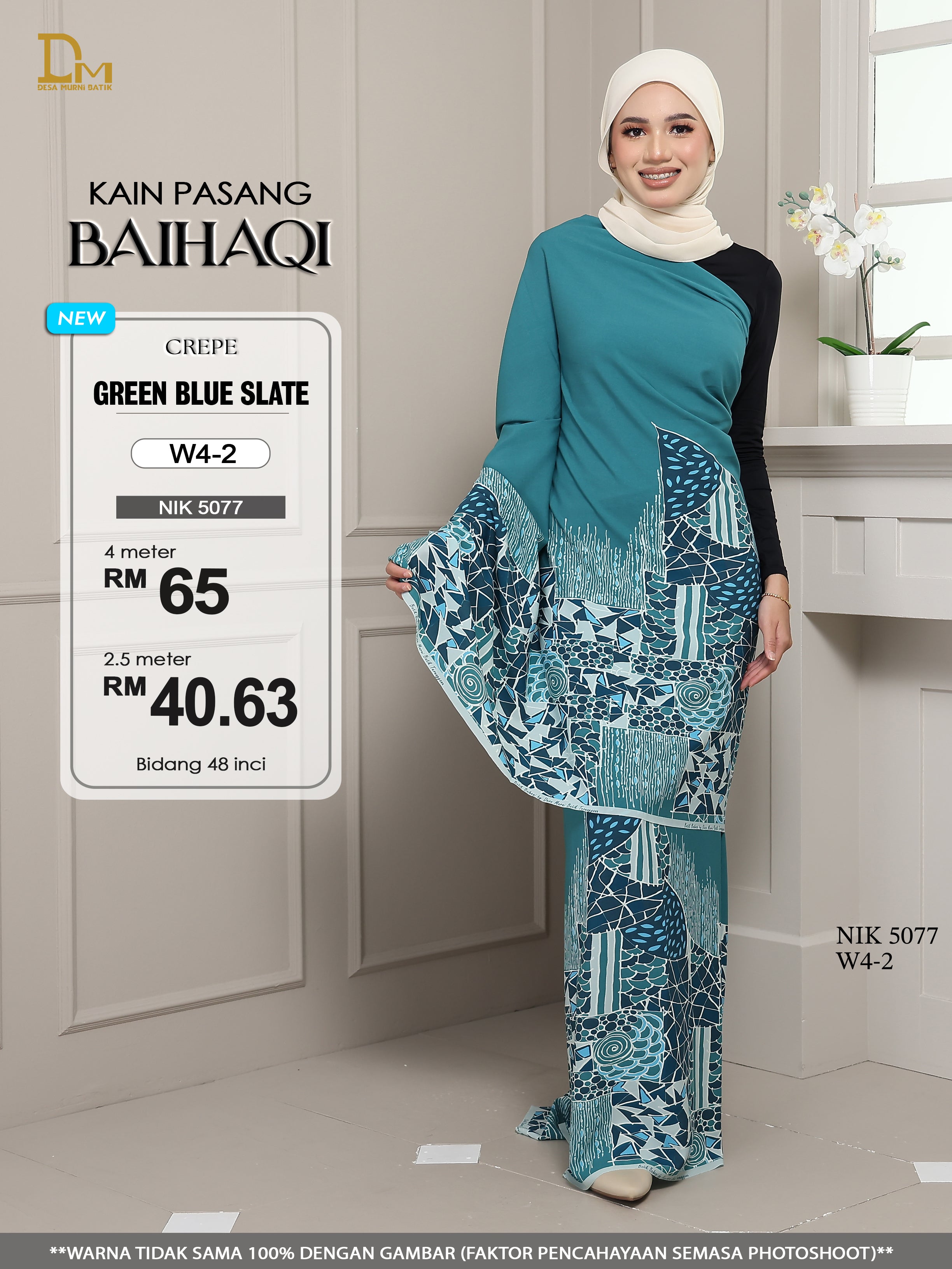 BAIHAQI W 4-2 GREEN BLUE SLATE