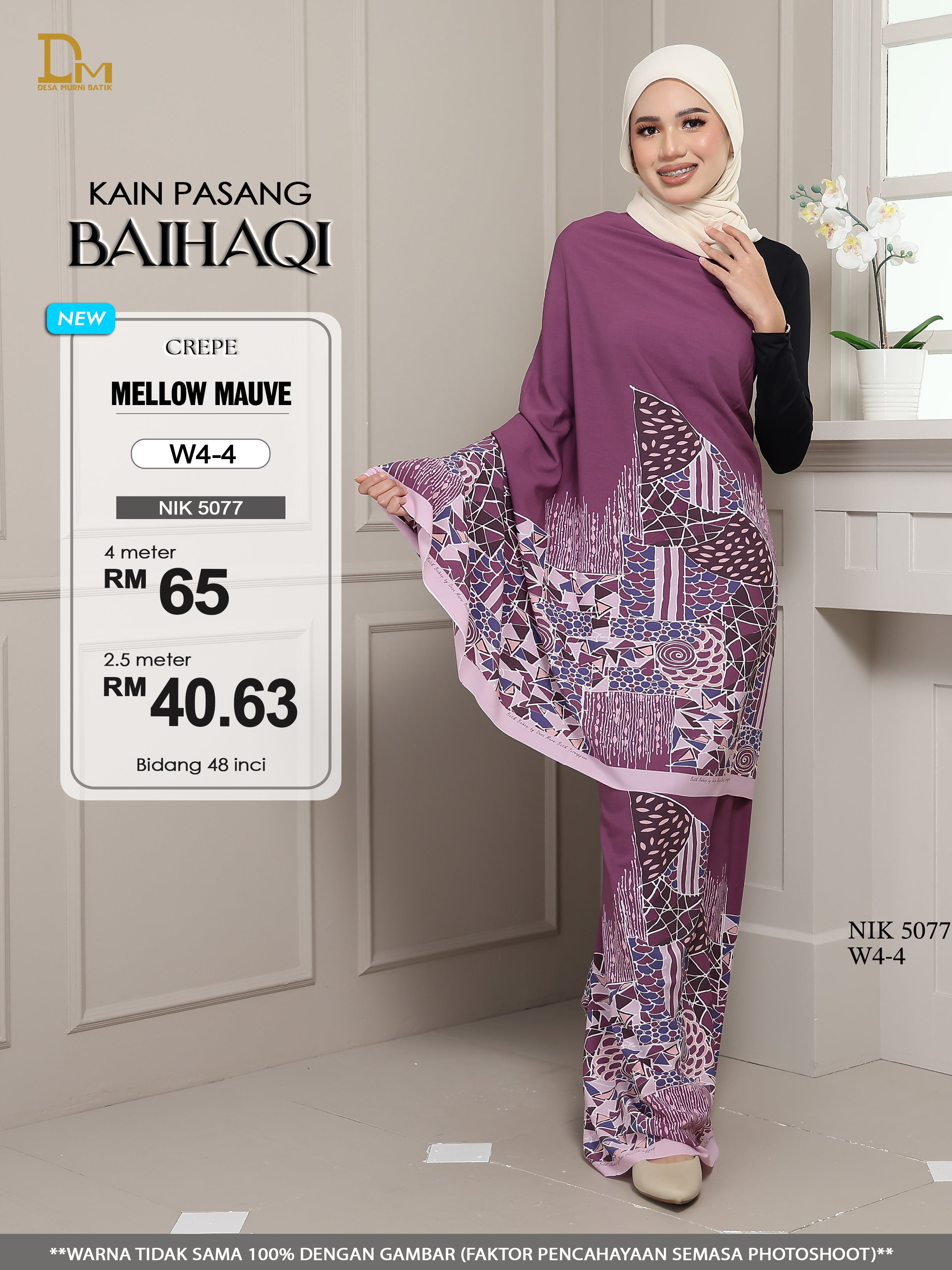BAIHAQI W 4-4 MELLOW MAUVE