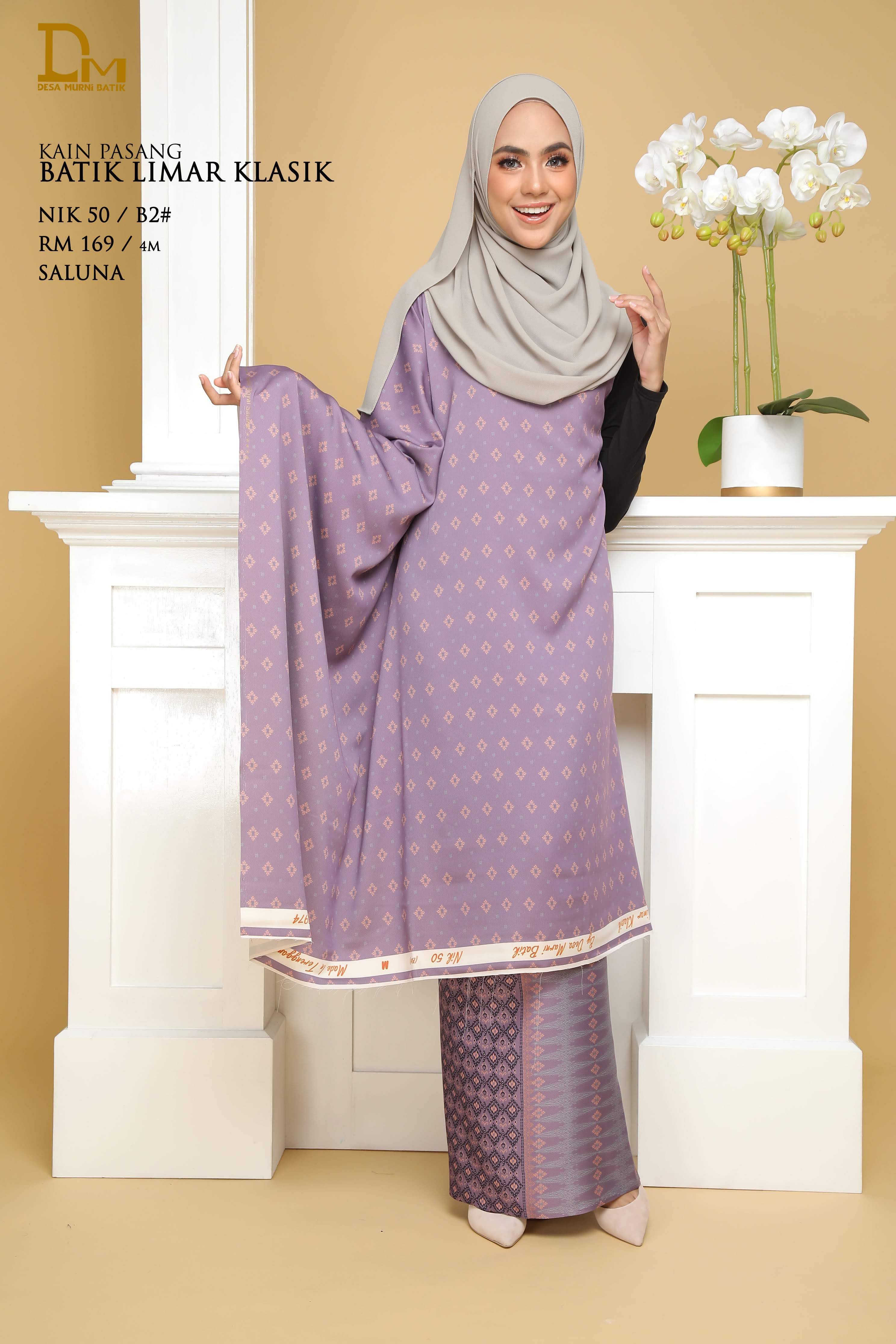 BATIK LIMAR KLASIK SALUNA NIK 50