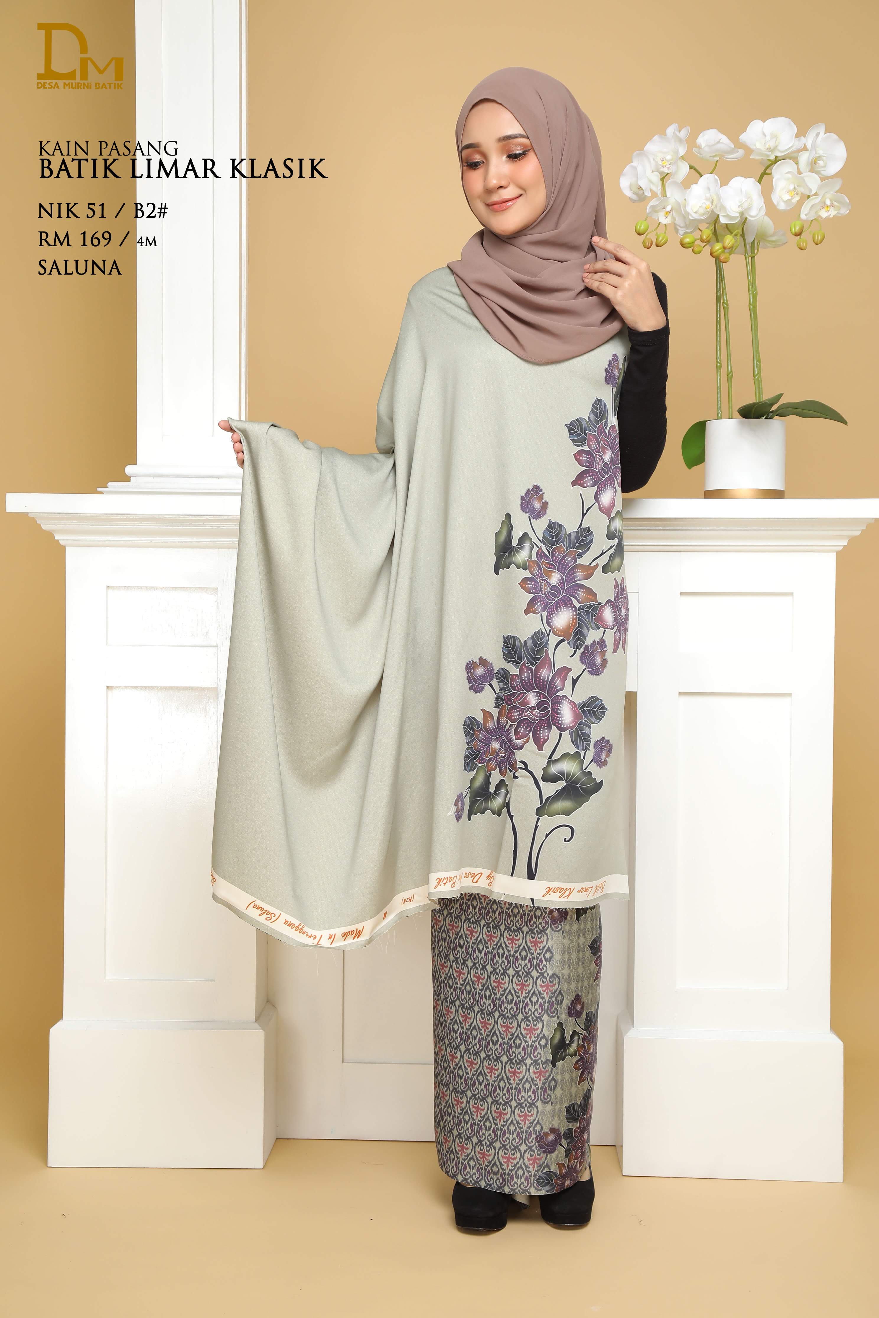 BATIK LIMAR KLASIK SALUNA NIK 51
