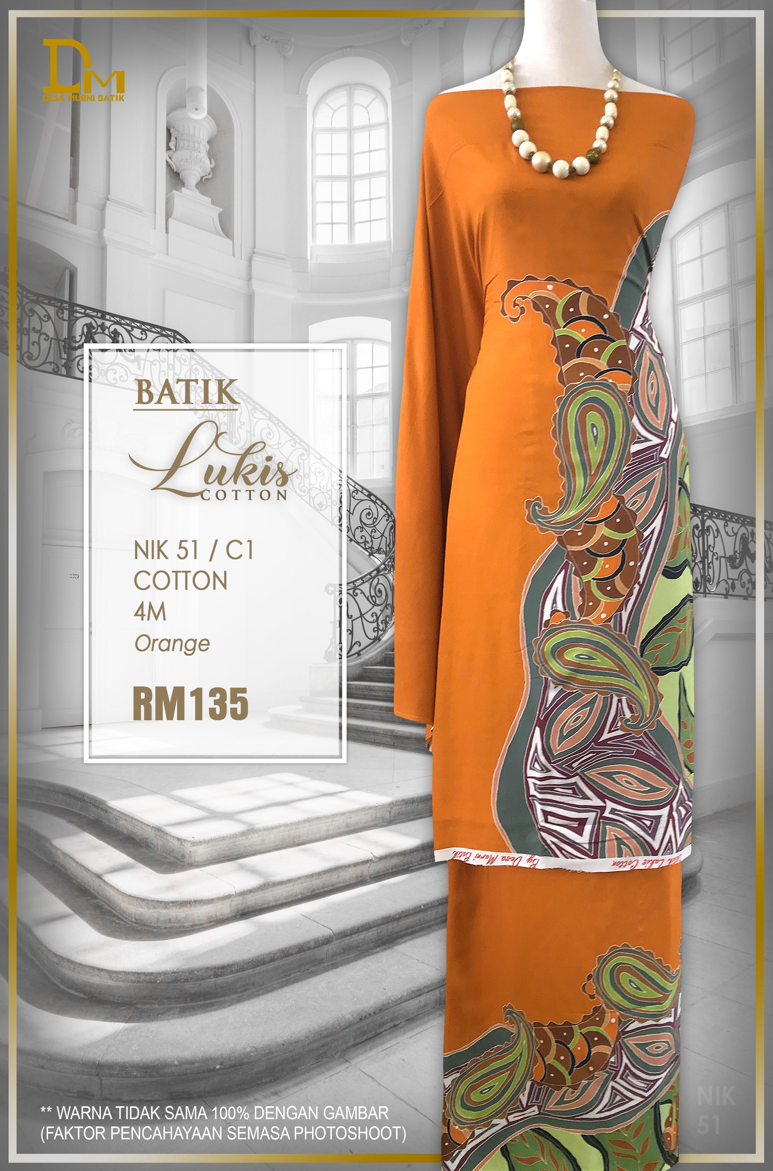 BATIK LUKIS TERENGGANU COTTON NIK 51