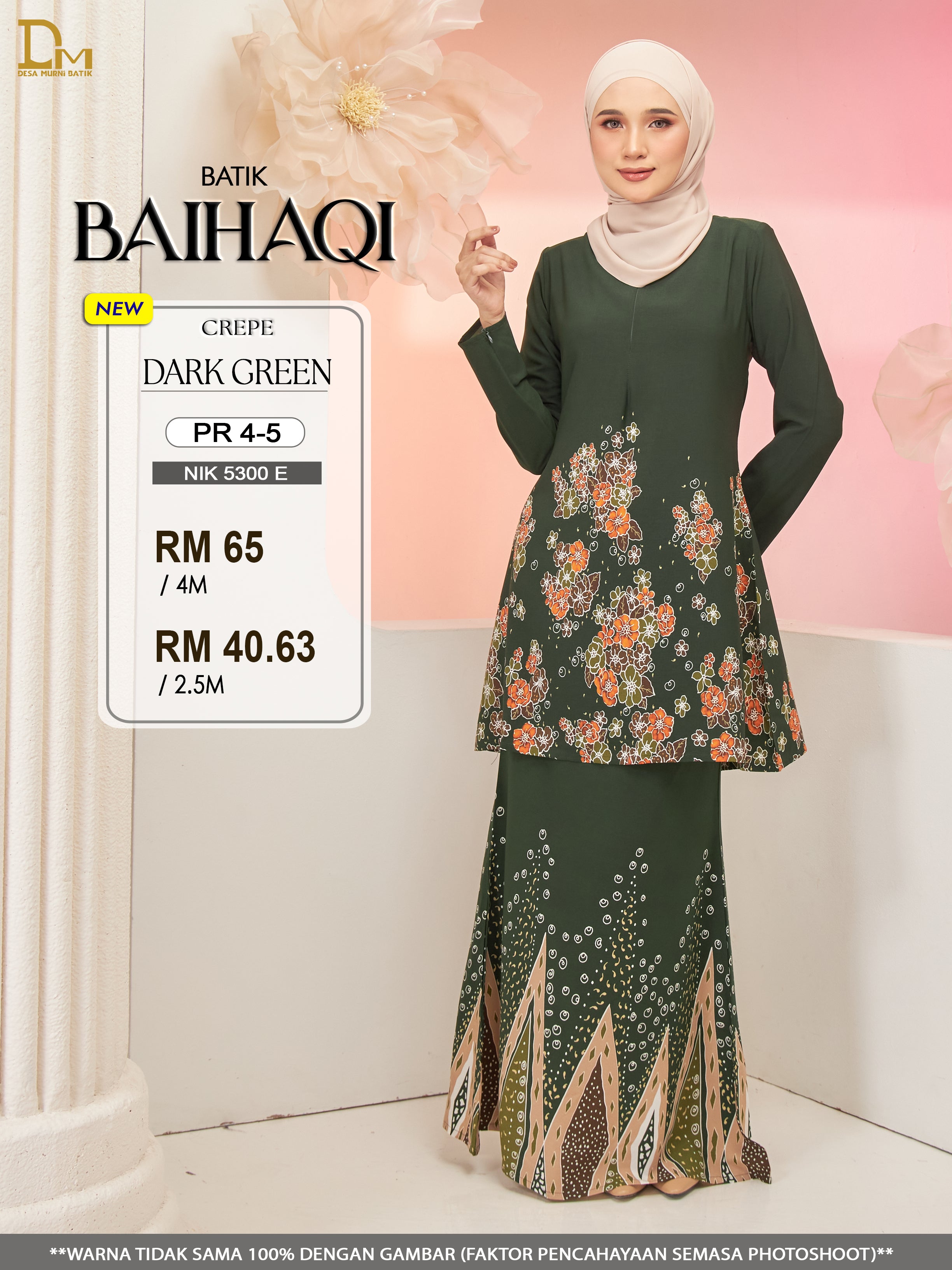 BAIHAQI R 4-5 DARK GREEN