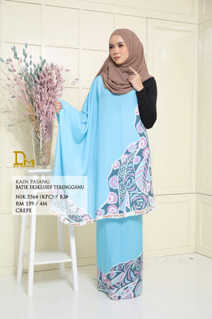 BATIK EKSKLUSIF TERENGGANU CREPE NIK 5564