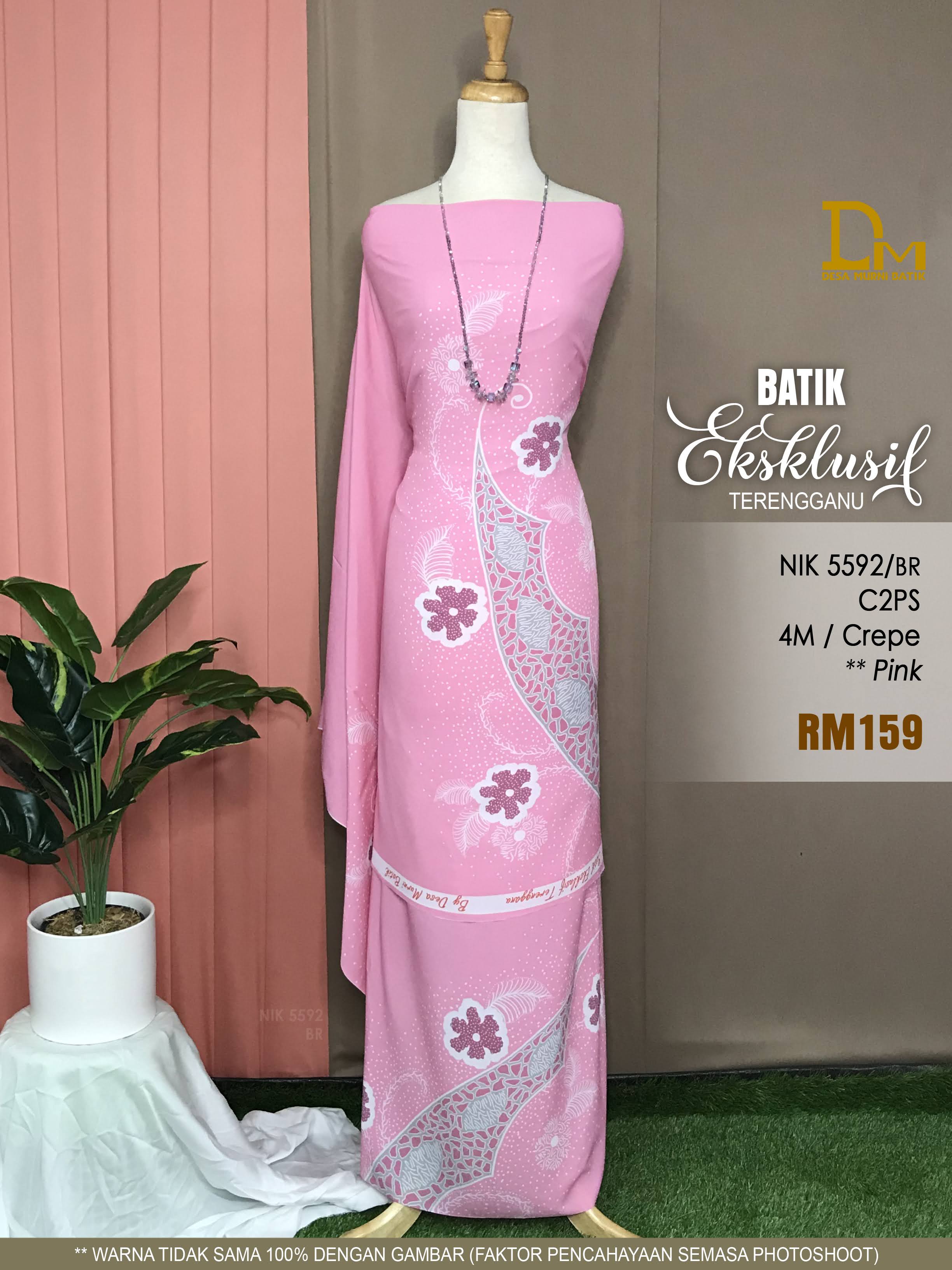 BATIK EKSKLUSIF TERENGGANU CREPE NIK 5592
