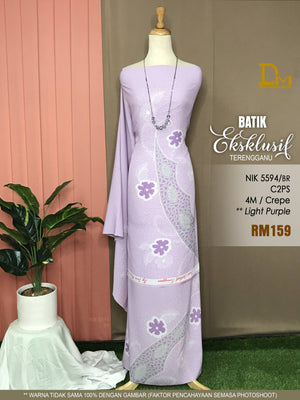 BATIK EKSKLUSIF TERENGGANU CREPE NIK 5594