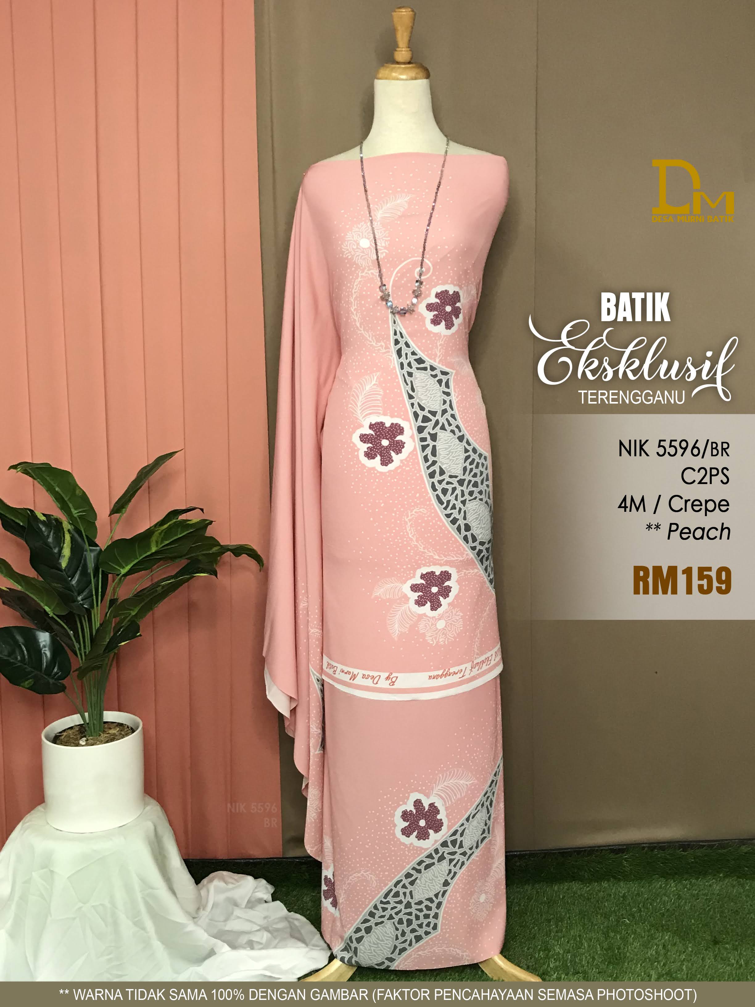 BATIK EKSKLUSIF TERENGGANU CREPE NIK 5596