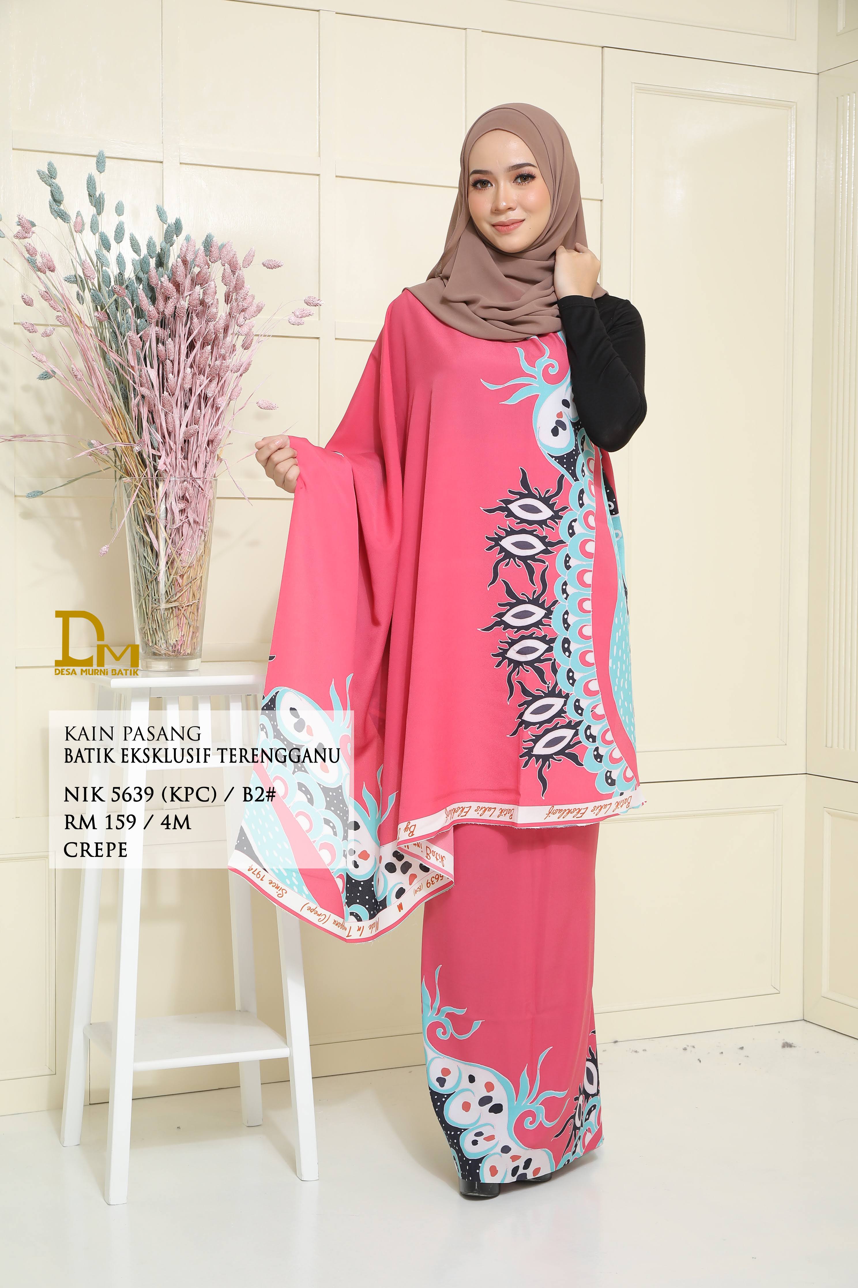 BATIK EKSKLUSIF TERENGGANU CREPE NIK 5639