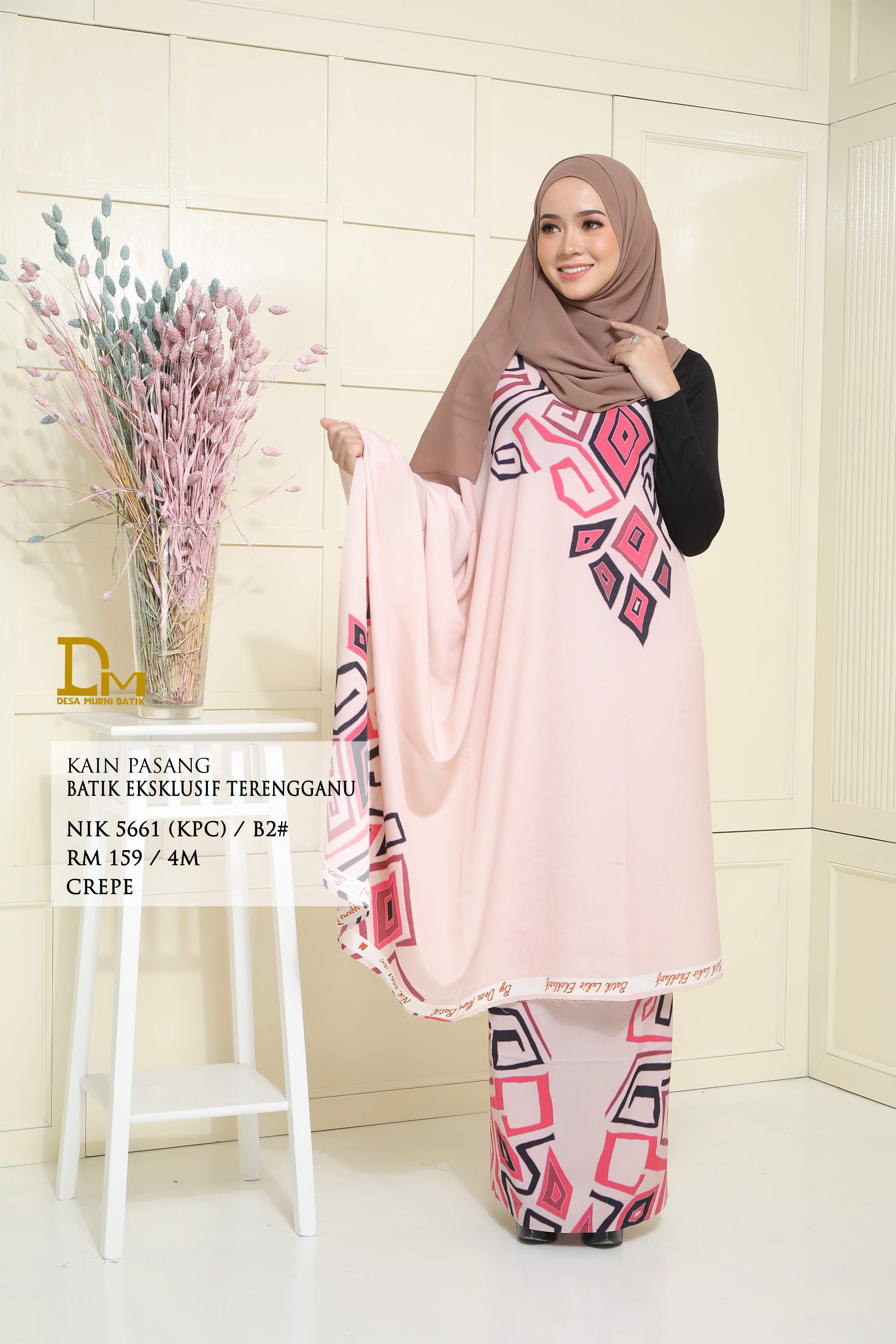 BATIK EKSKLUSIF TERENGGANU CREPE NIK 5661