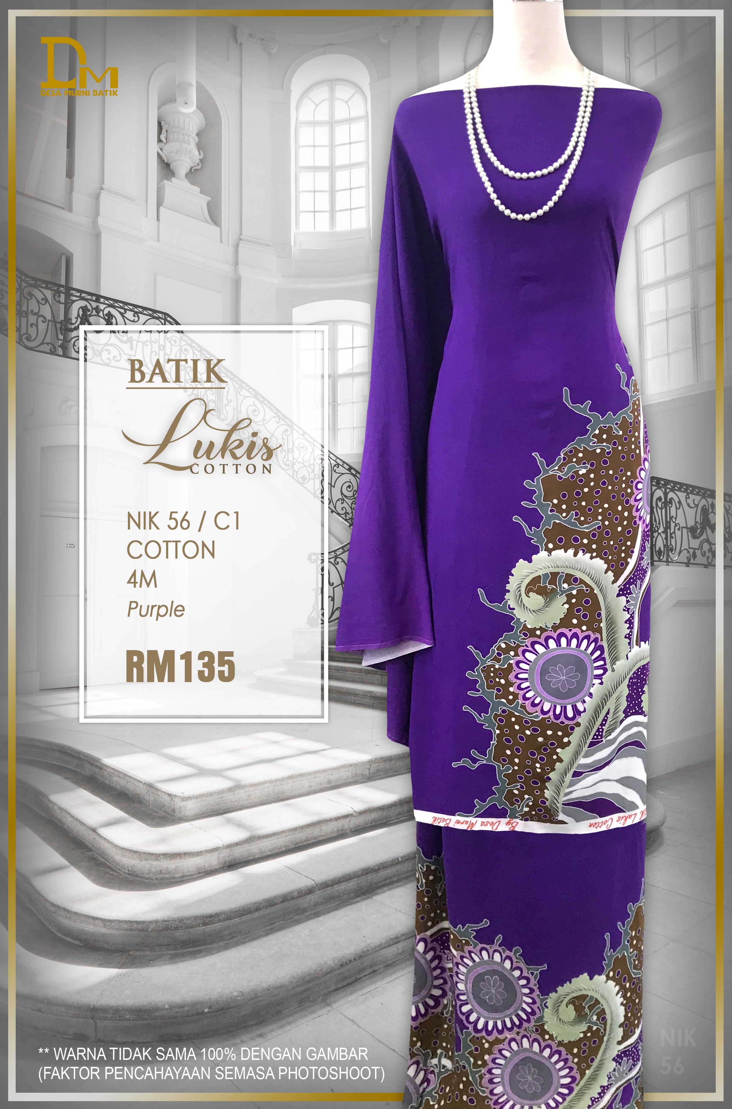 BATIK LUKIS TERENGGANU COTTON NIK 56