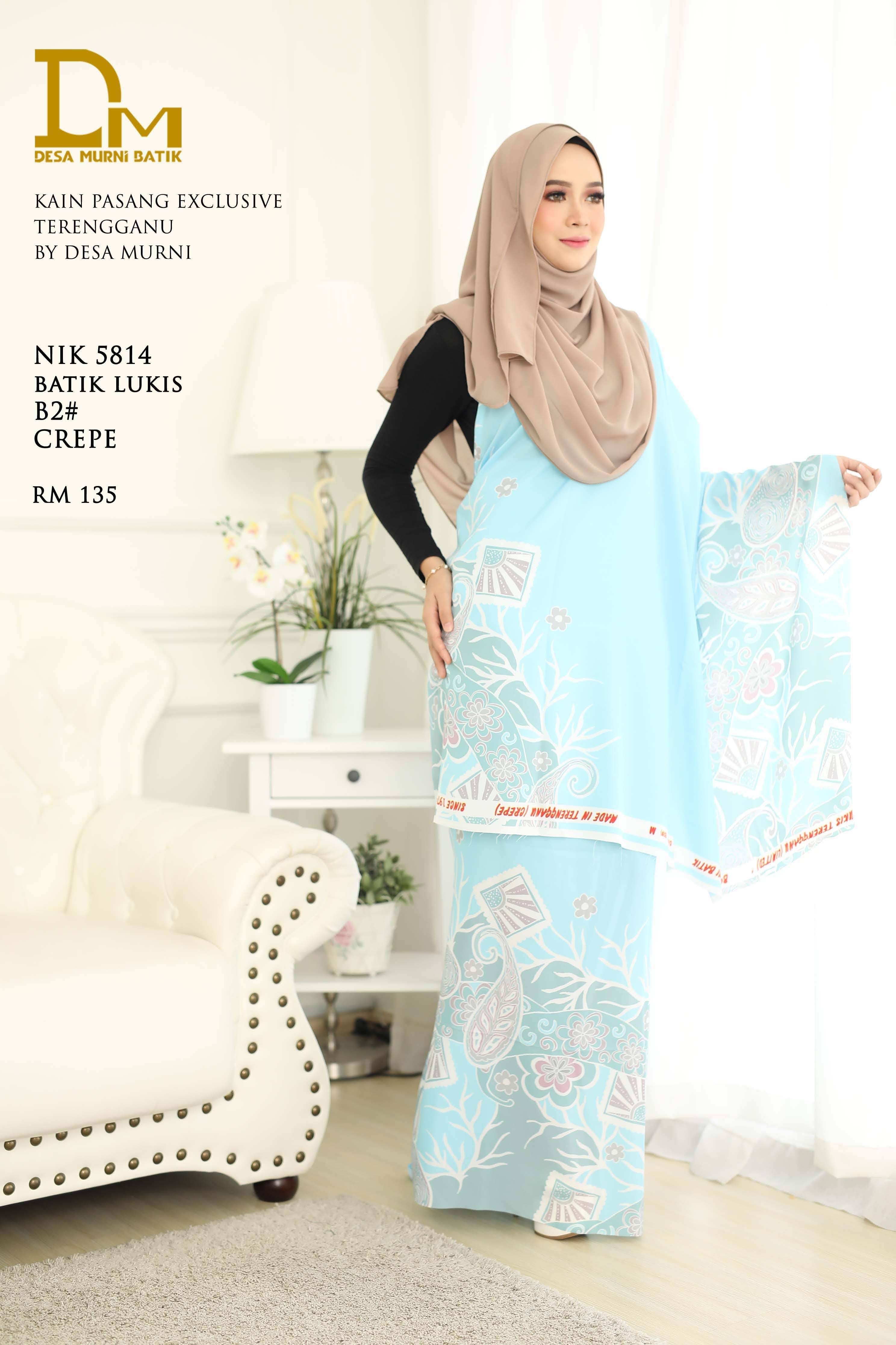 BATIK LUKIS CREPE NIK 5814