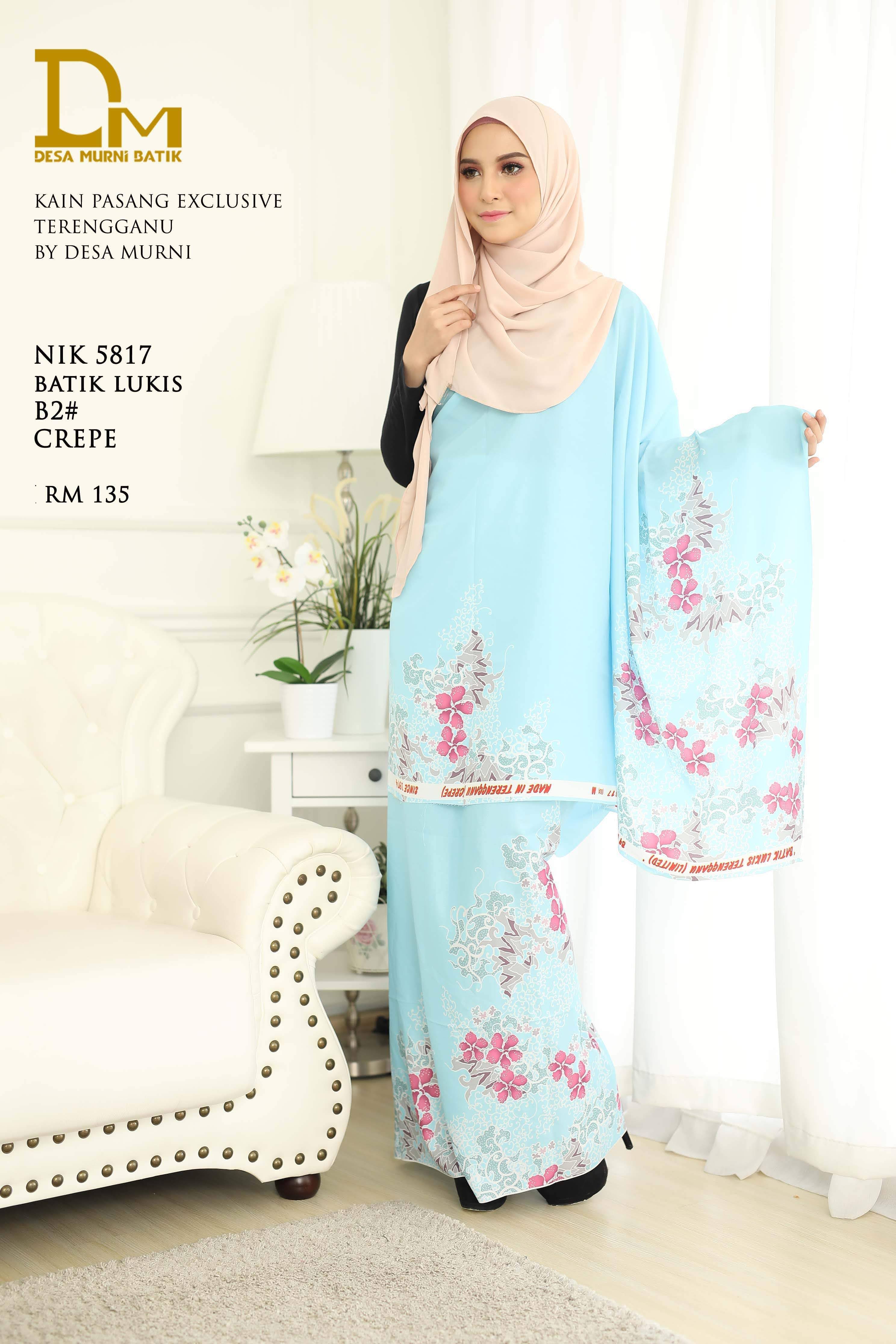 BATIK LUKIS CREPE NIK 5817