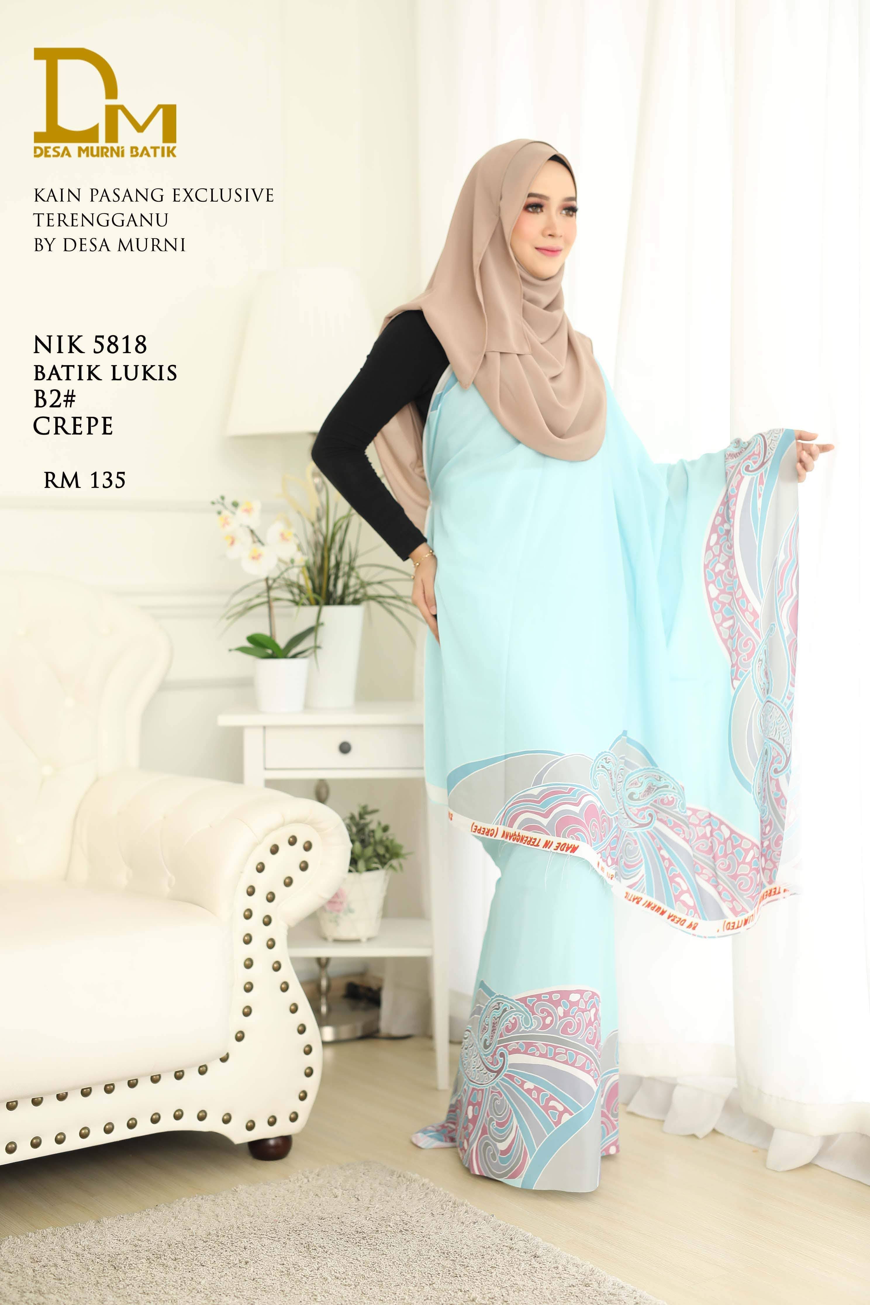 BATIK LUKIS CREPE NIK 5818