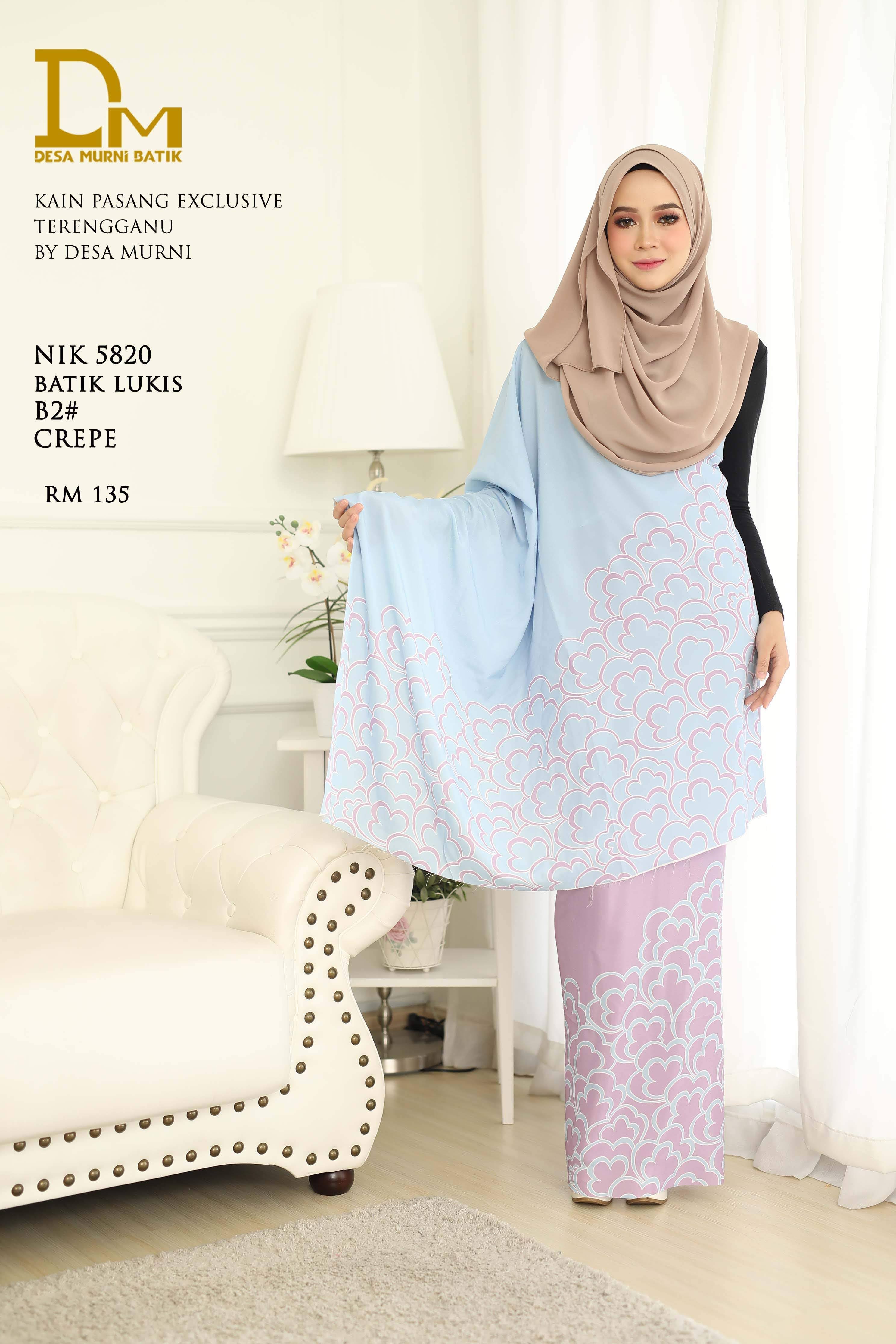 BATIK LUKIS CREPE NIK 5820