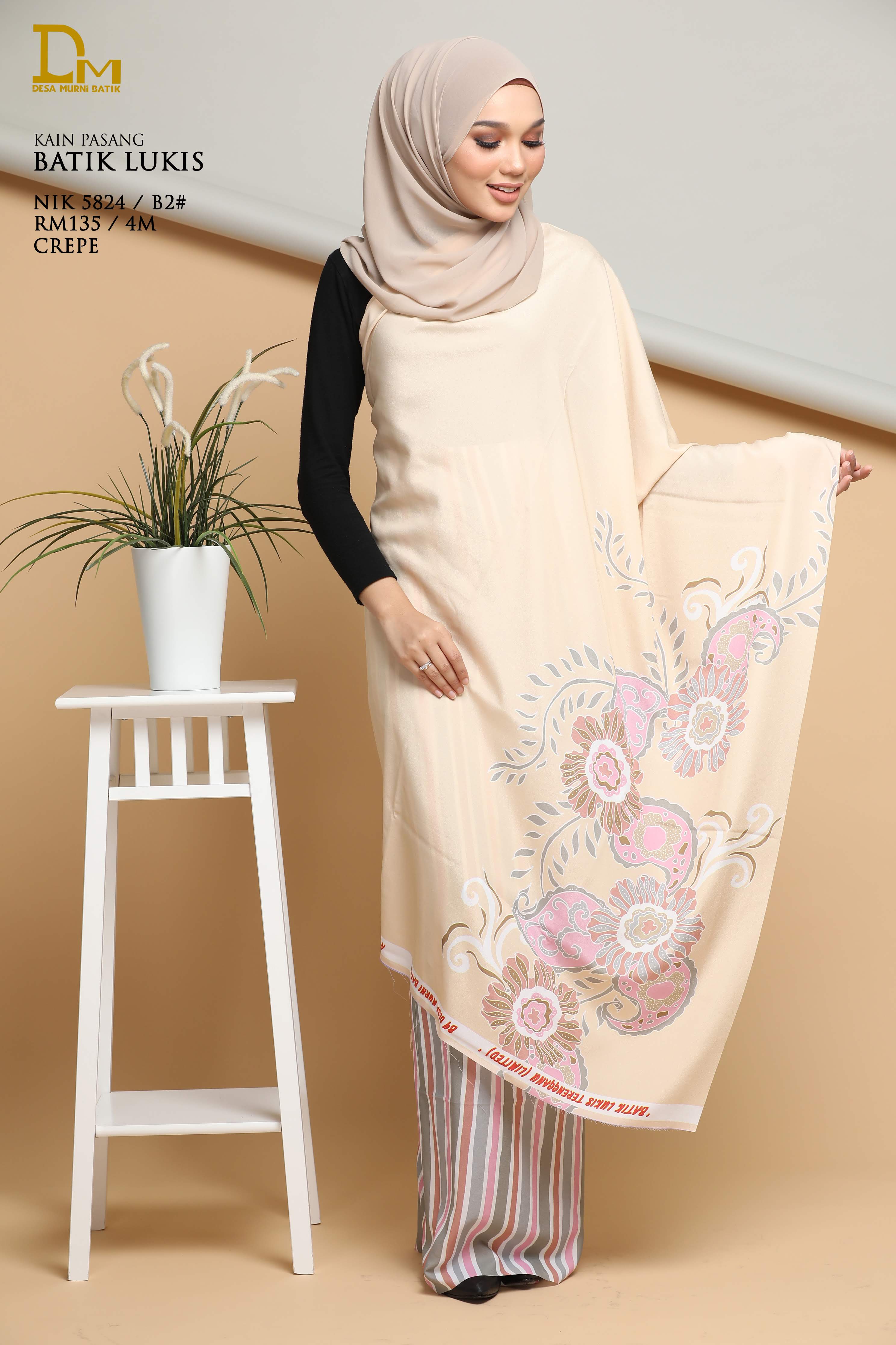 BATIK LUKIS CREPE NIK 5824