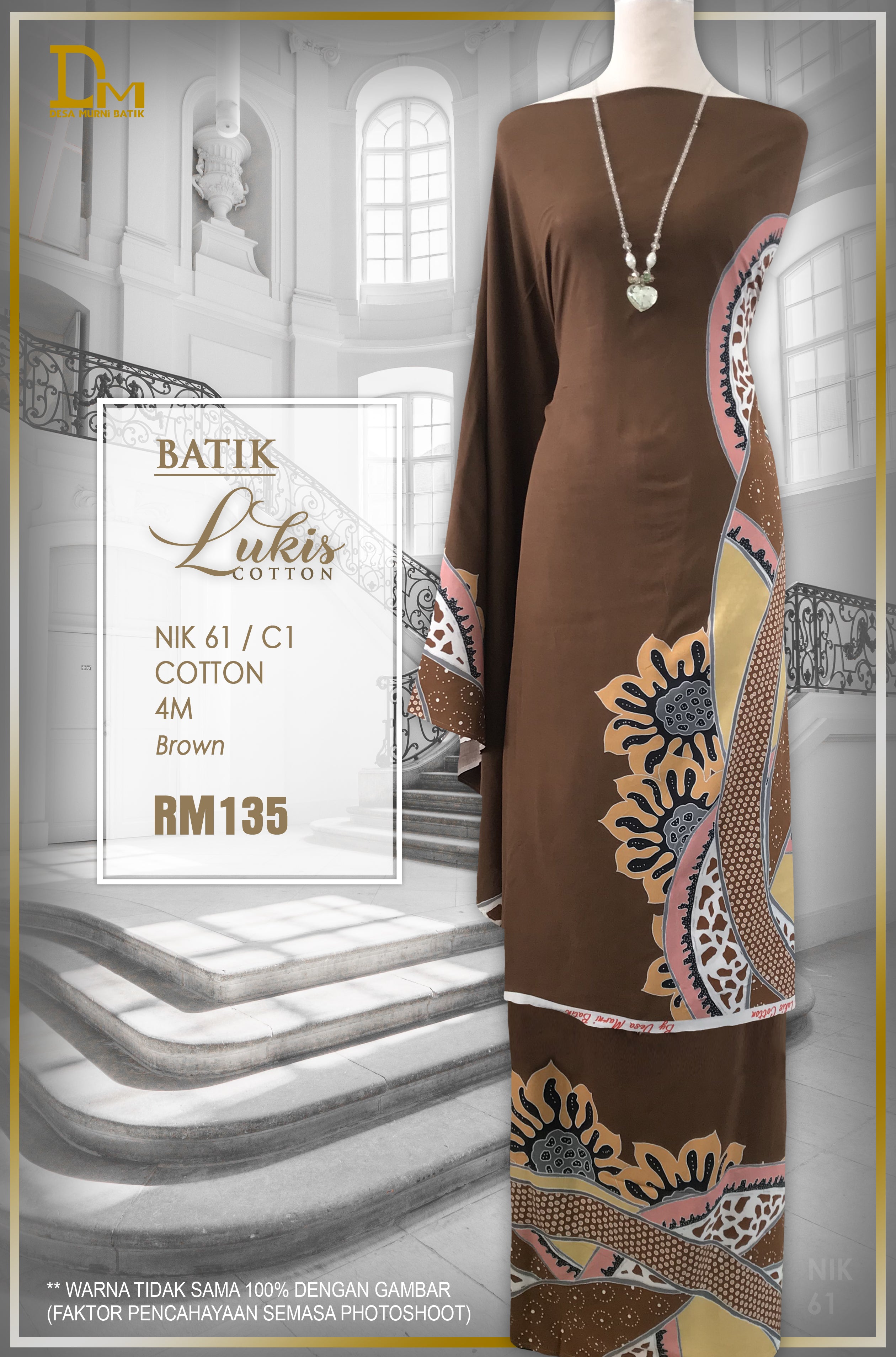 BATIK LUKIS TERENGGANU COTTON NIK 61