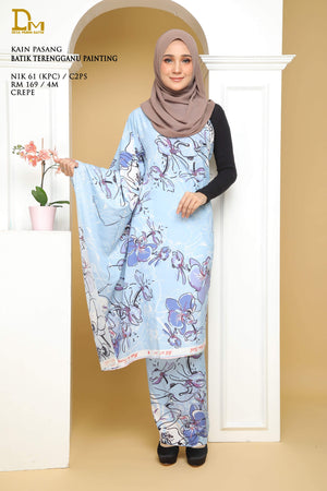 BATIK TERENGGANU PAINTING NIK 61 CREPE