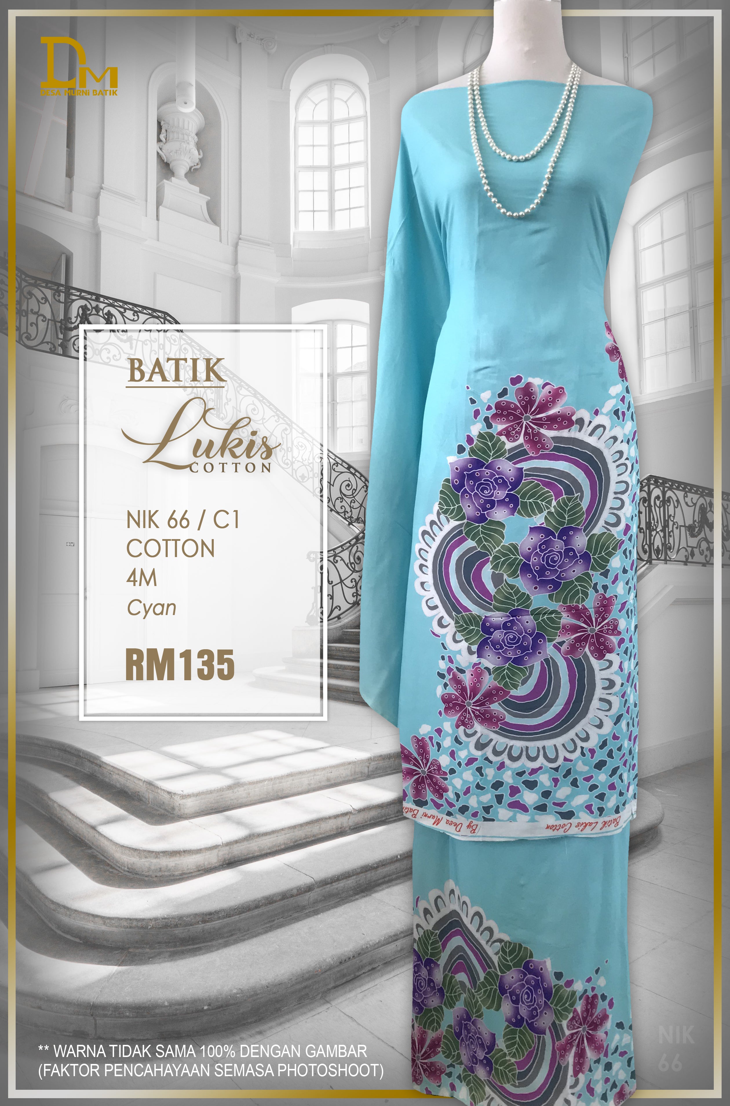 BATIK LUKIS TERENGGANU COTTON NIK 66