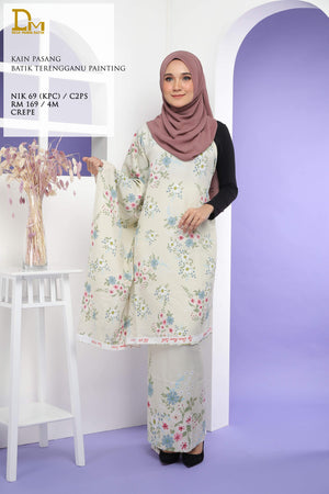 BATIK TERENGGANU PAINTING NIK 69 CREPE