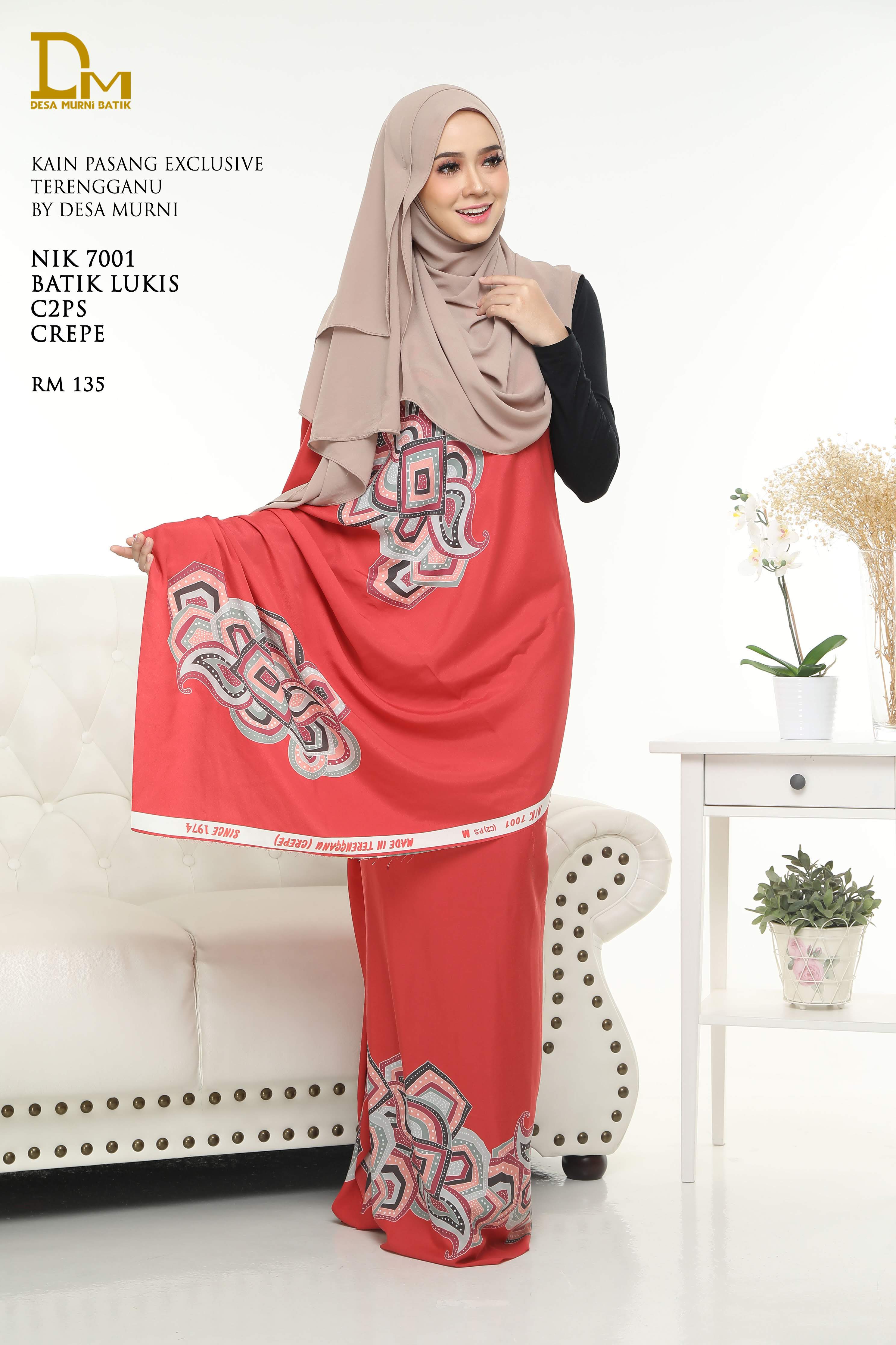 BATIK LUKIS CREPE NIK 7001