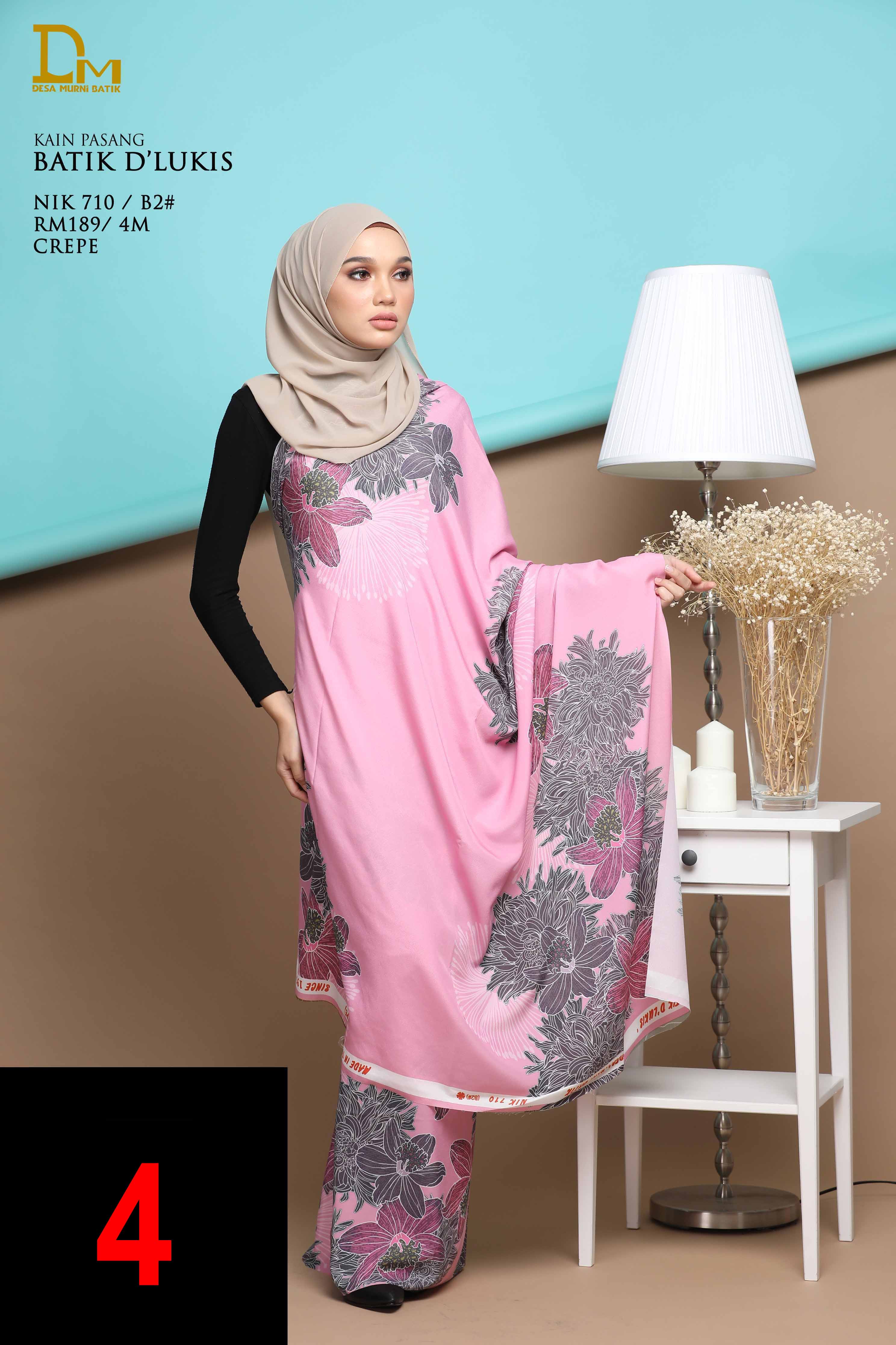 BATIK D' LUKIS NIK 710 CREPE