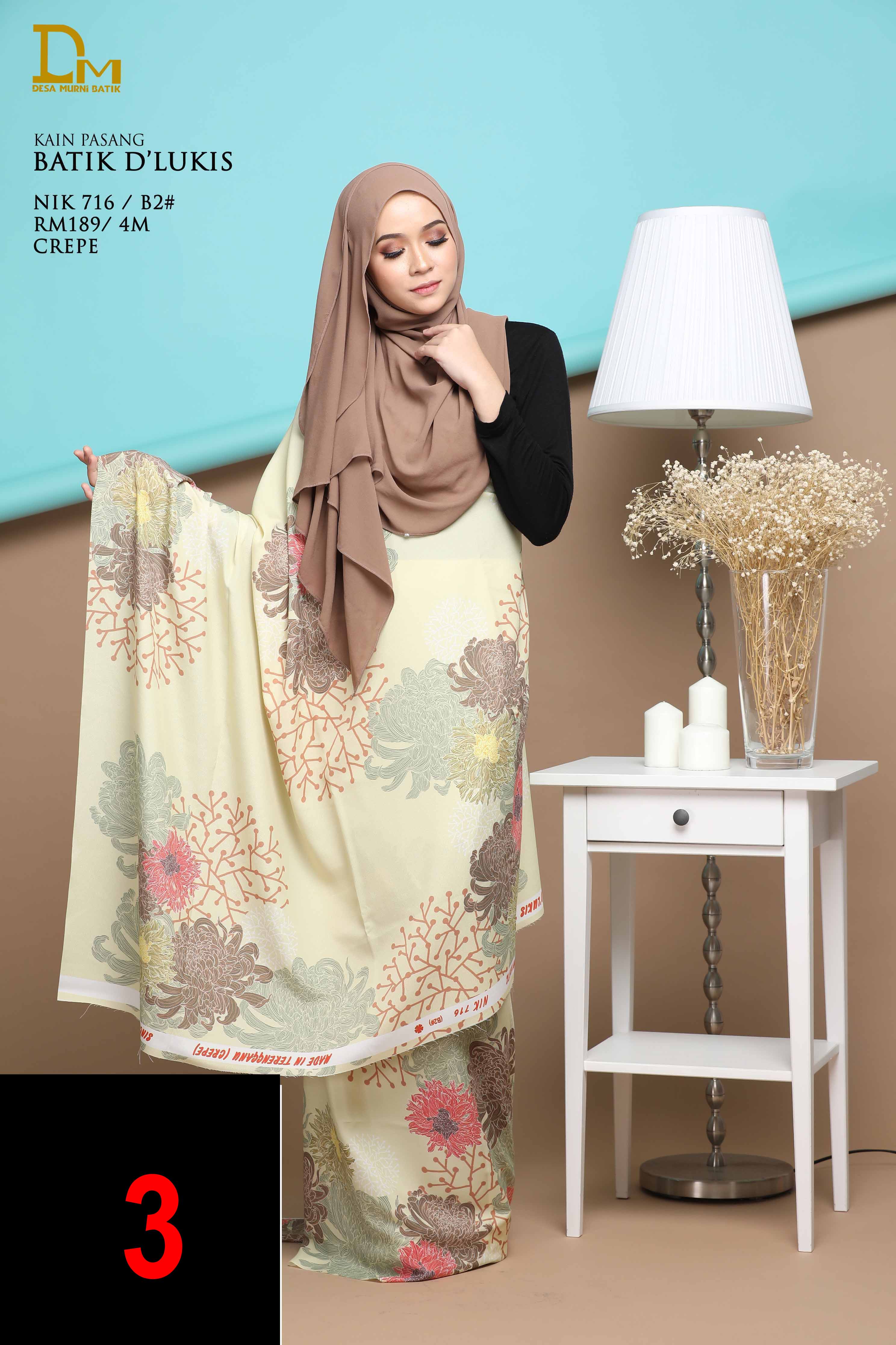 BATIK D' LUKIS NIK 716 CREPE