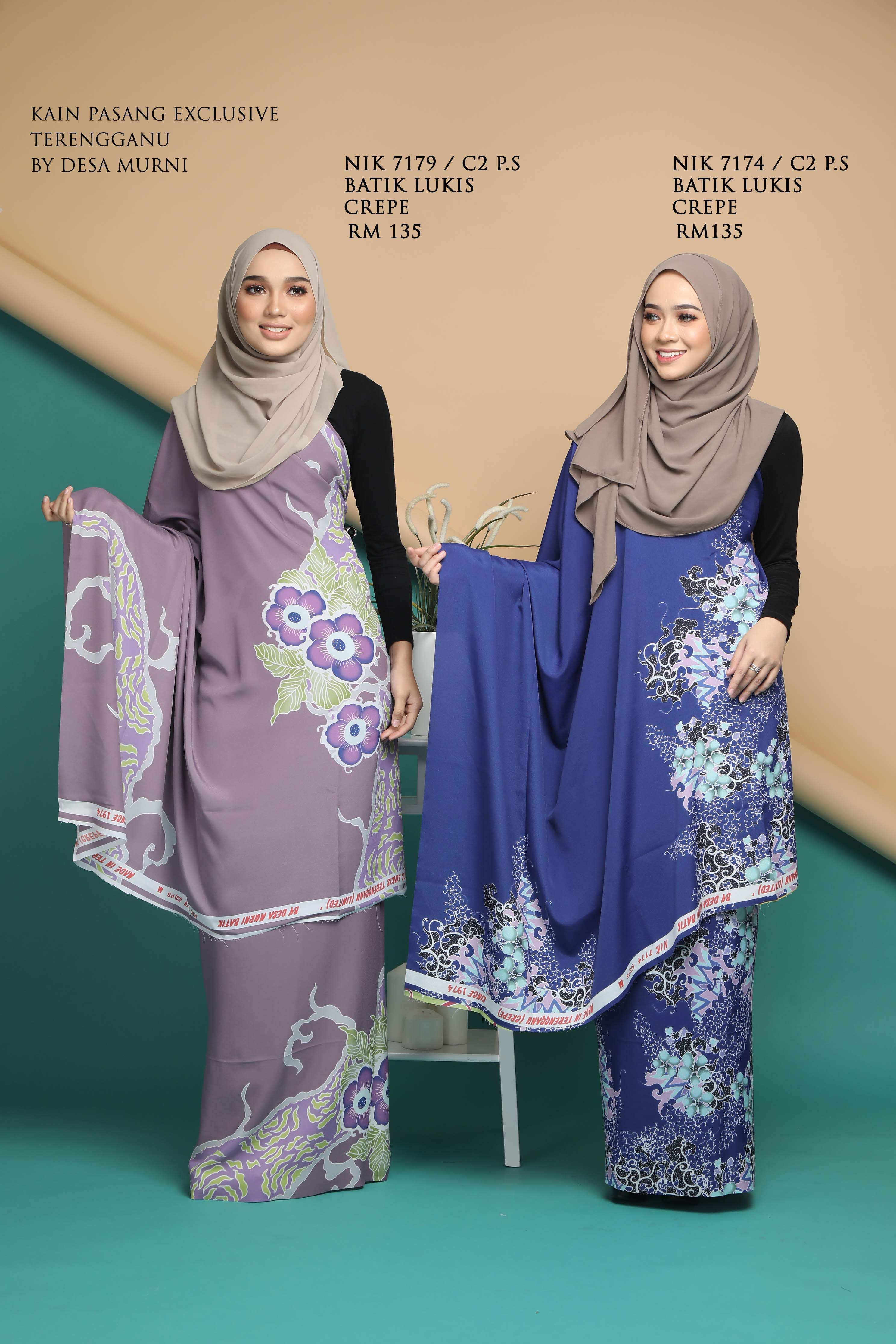 BATIK LUKIS CREPE NIK 7179