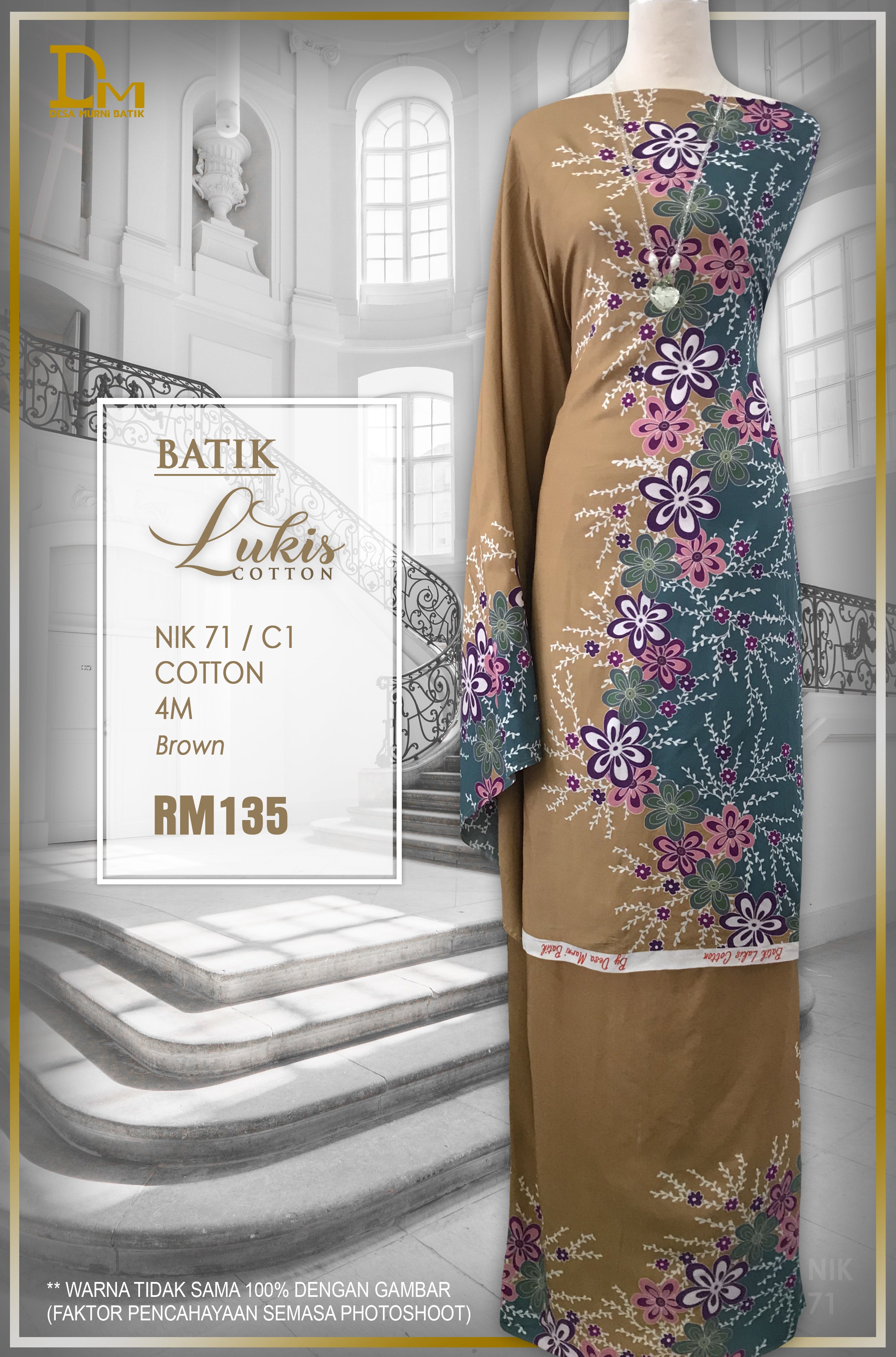 BATIK LUKIS TERENGGANU COTTON NIK 71