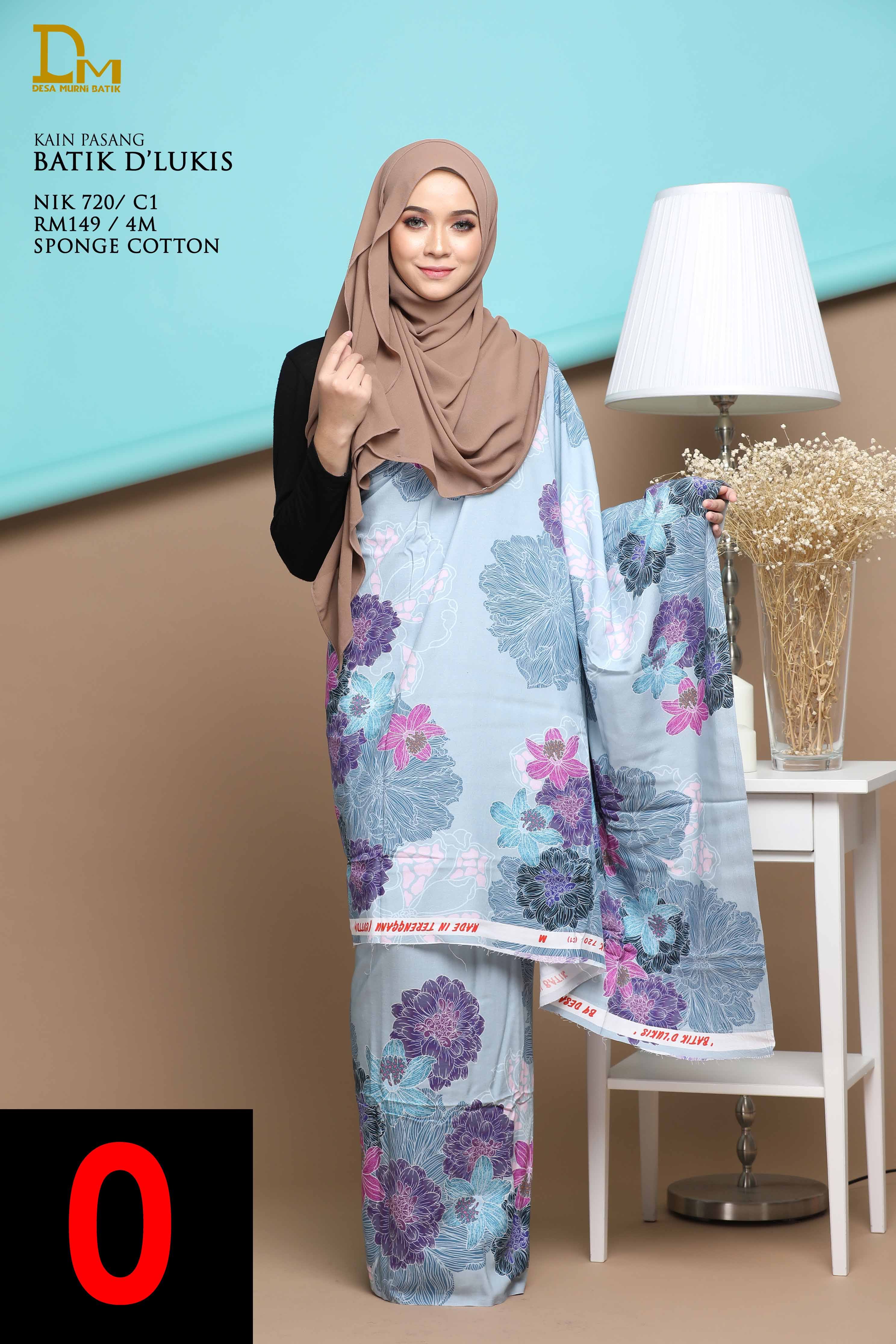 BATIK D' LUKIS NIK 720 SPONGE COTTON