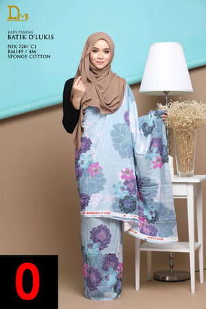 BATIK D' LUKIS NIK 720 SPONGE COTTON