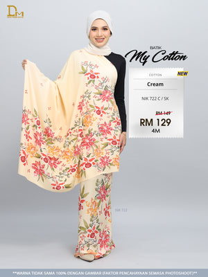 BATIK MY COTTON NIK 722 C / SK CREAM