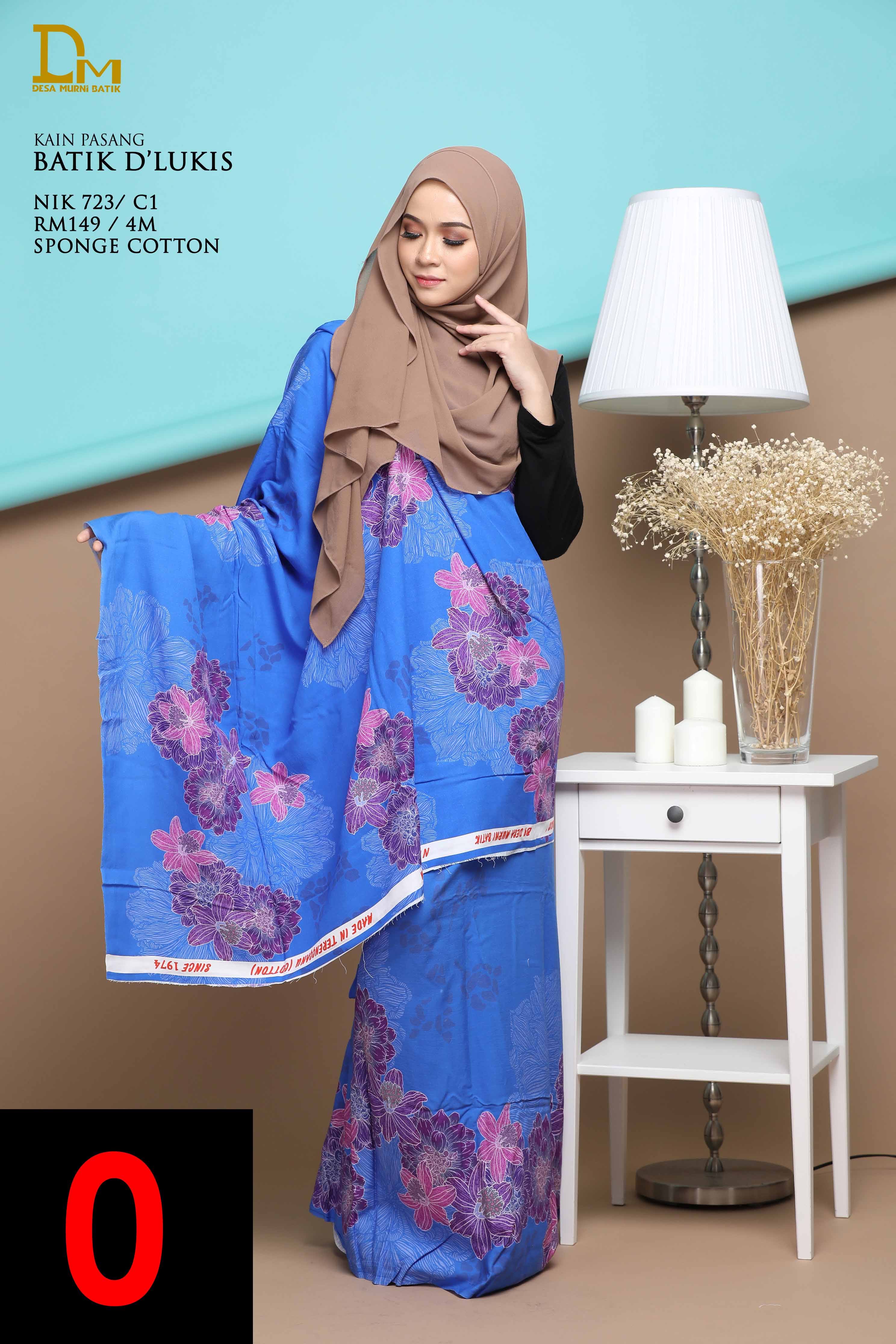 BATIK D' LUKIS NIK 723 SPONGE COTTON