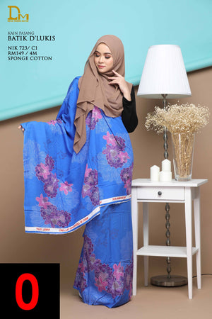 BATIK D' LUKIS NIK 723 SPONGE COTTON
