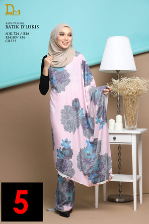 BATIK D' LUKIS NIK 724 CREPE