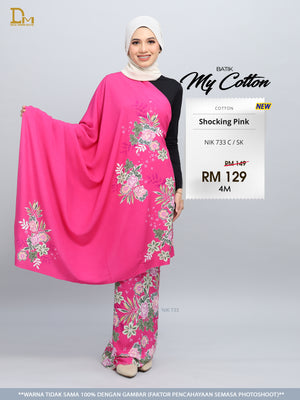 BATIK MY COTTON NIK 733 C / SK SHOCKING PINK