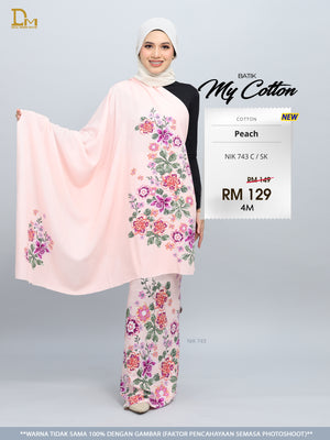 BATIK MY COTTON NIK 743 C / SK PEACH