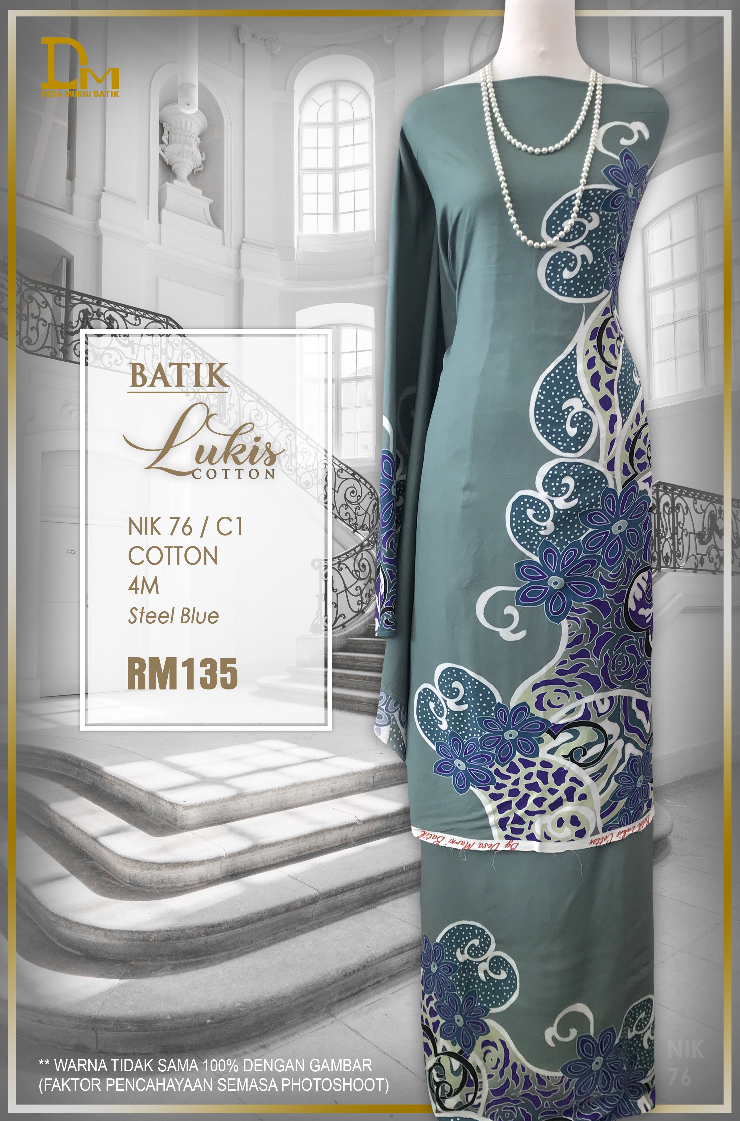BATIK LUKIS TERENGGANU COTTON NIK 76