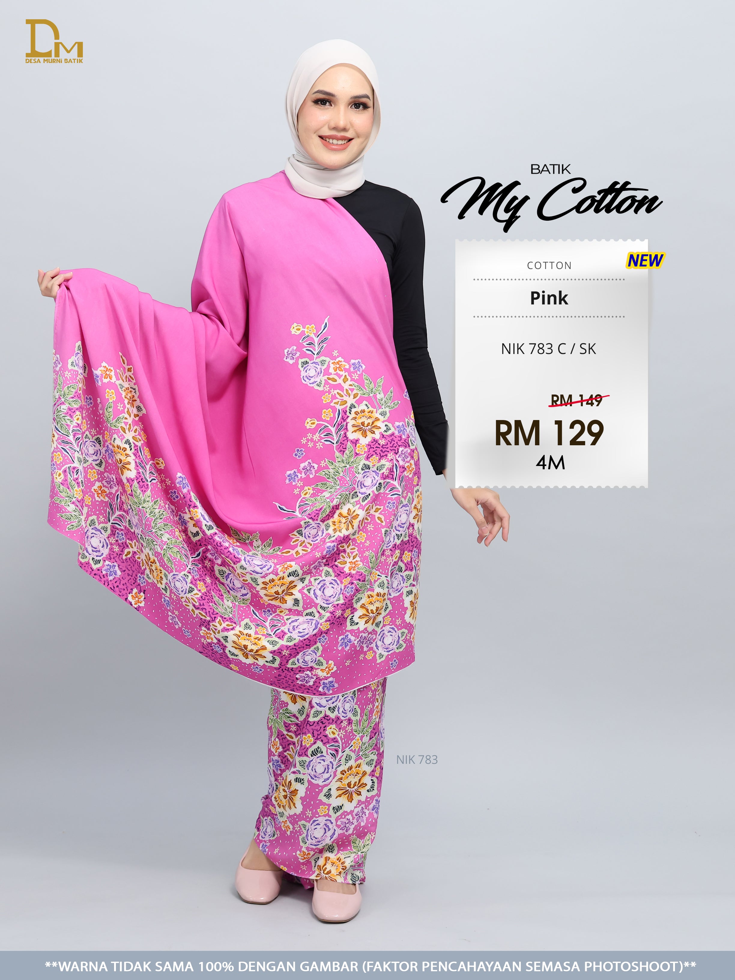 BATIK MY COTTON NIK 783 C / SK PINK