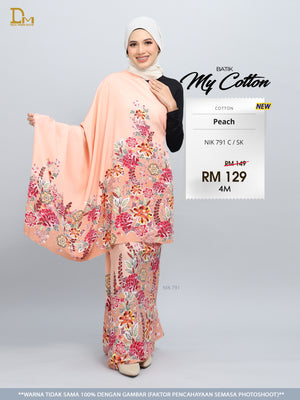 BATIK MY COTTON NIK 791 C / SK PEACH