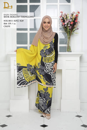 BATIK EKSKLUSIF TERENGGANU CREPE NIK 8011