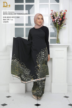 BATIK EKSKLUSIF TERENGGANU CREPE NIK 8018
