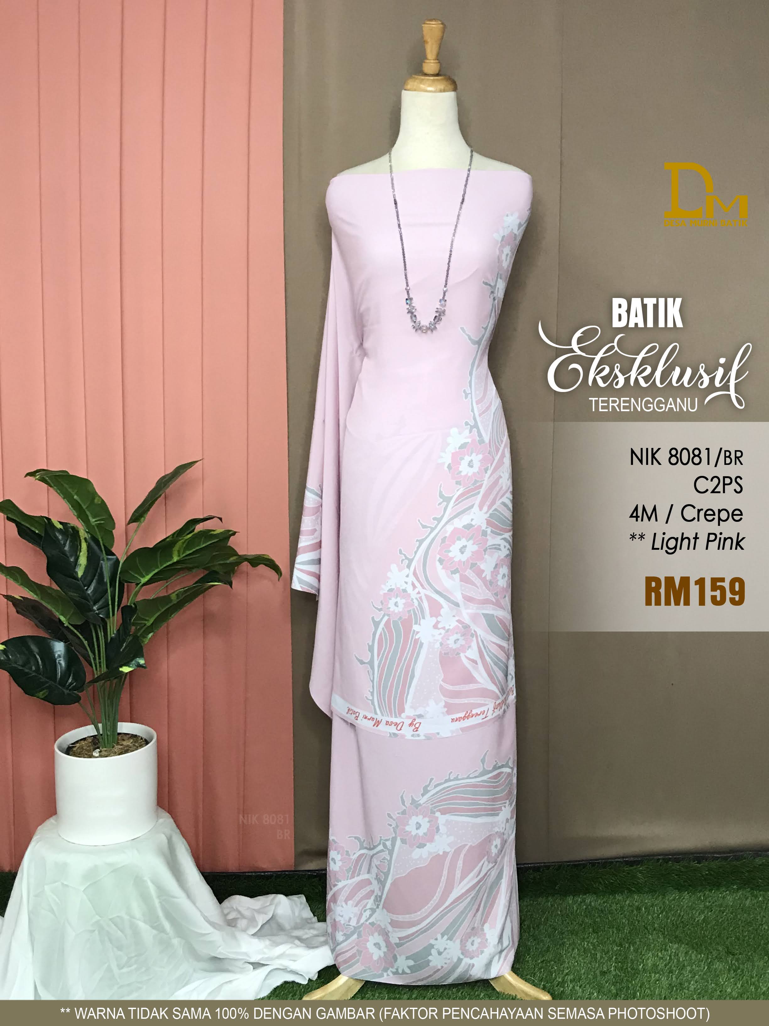 BATIK EKSKLUSIF TERENGGANU CREPE NIK 8081