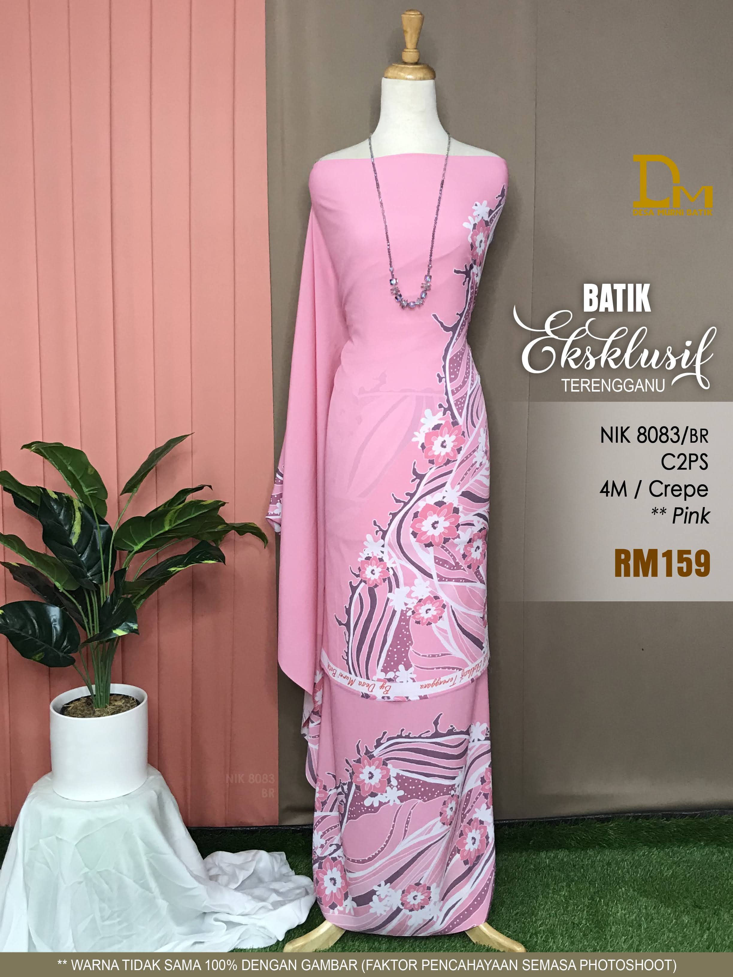 BATIK EKSKLUSIF TERENGGANU CREPE NIK 8083