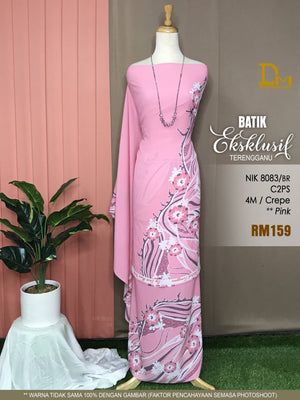 BATIK EKSKLUSIF TERENGGANU CREPE NIK 8083
