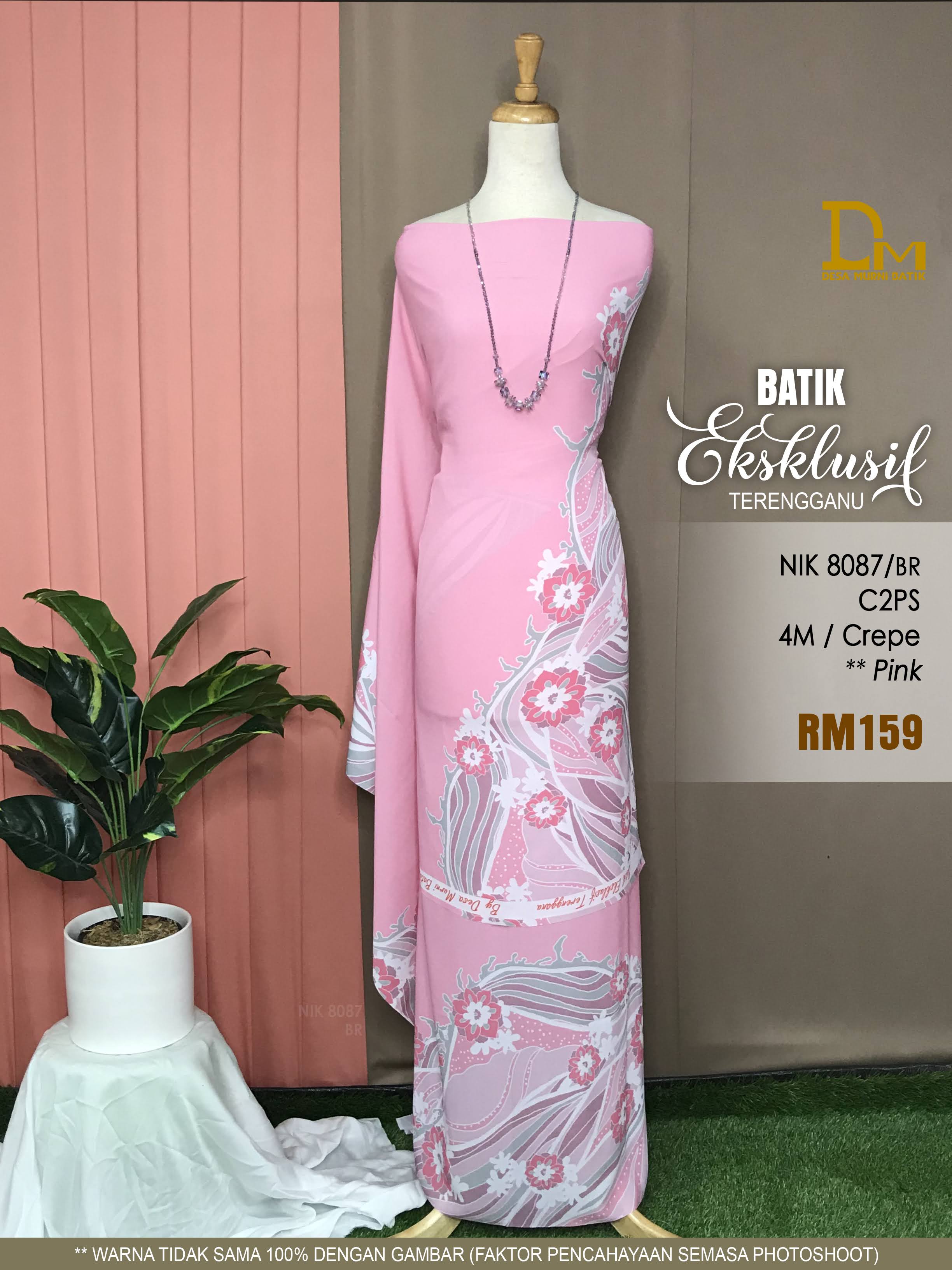 BATIK EKSKLUSIF TERENGGANU CREPE NIK 8087