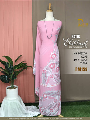 BATIK EKSKLUSIF TERENGGANU CREPE NIK 8087