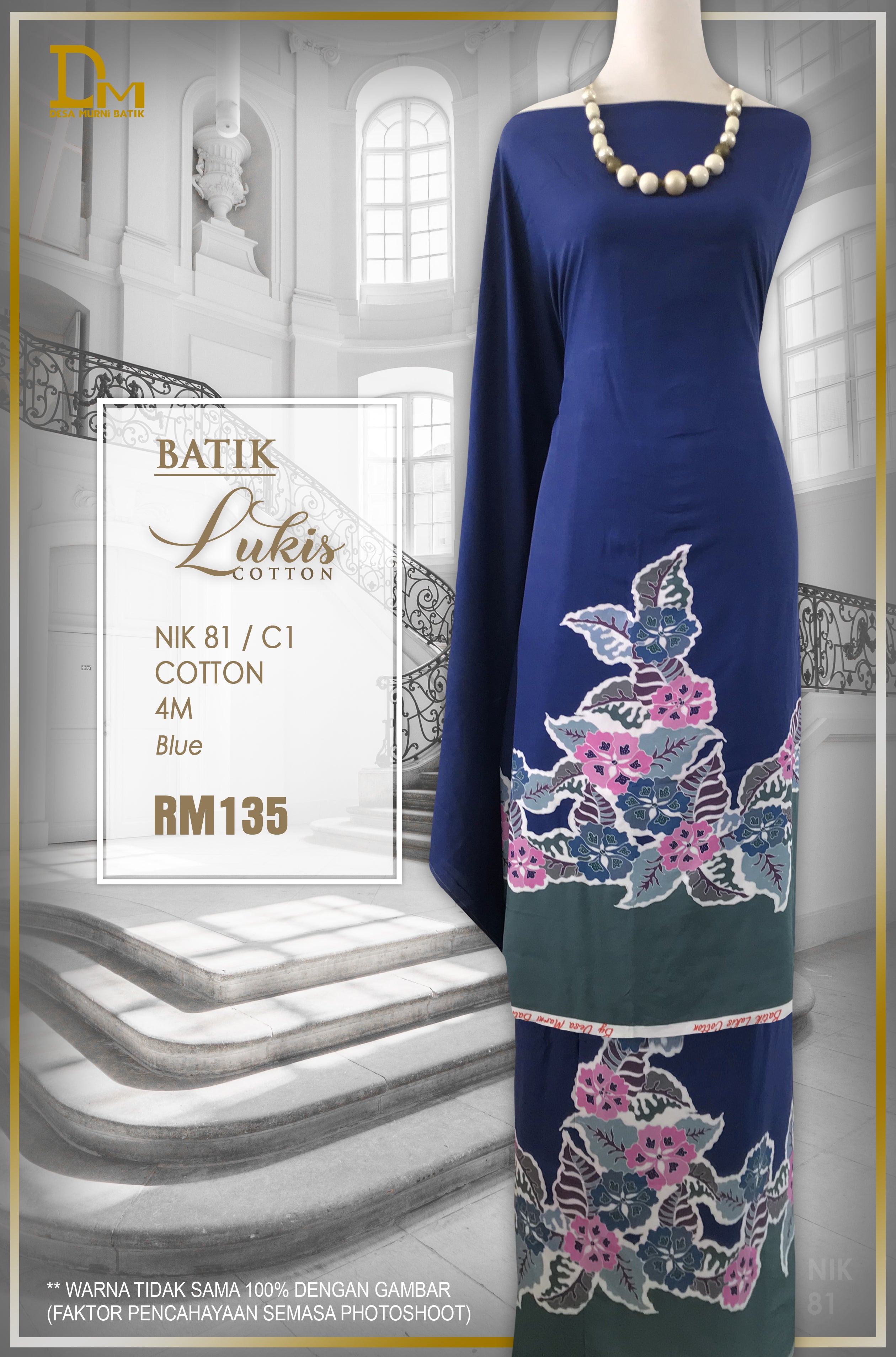 BATIK LUKIS TERENGGANU COTTON NIK 81
